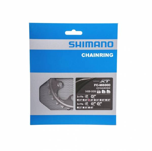 Зірка шатунів Shimano FC-M8000 DEORE XT 28 зуб. -BD для 38-28T