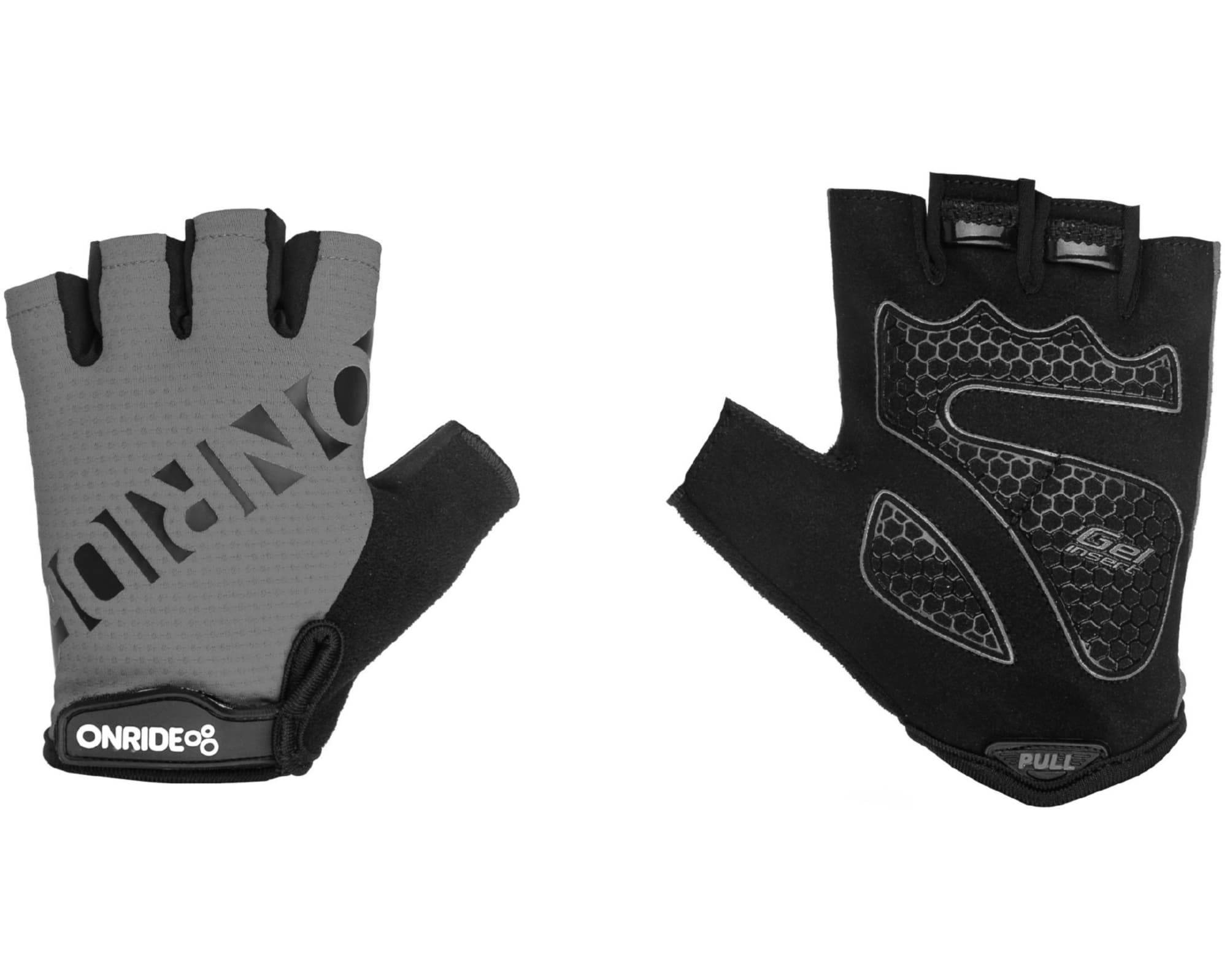 Перчатки ONRIDE Hold 20 цвет Серый/Черный размер XS