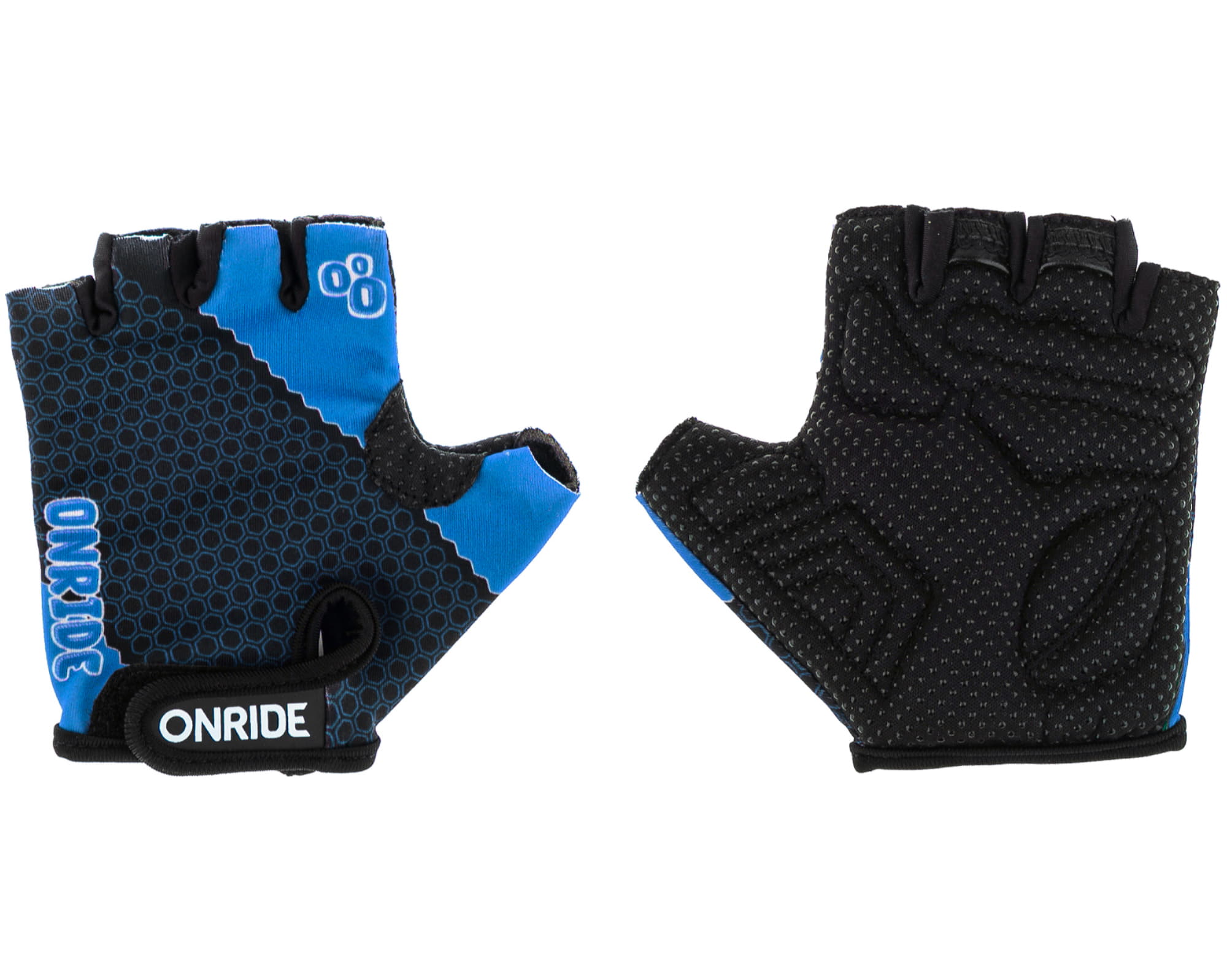 Рукавички дитячі ONRIDE Gem чорний-синій 5-6