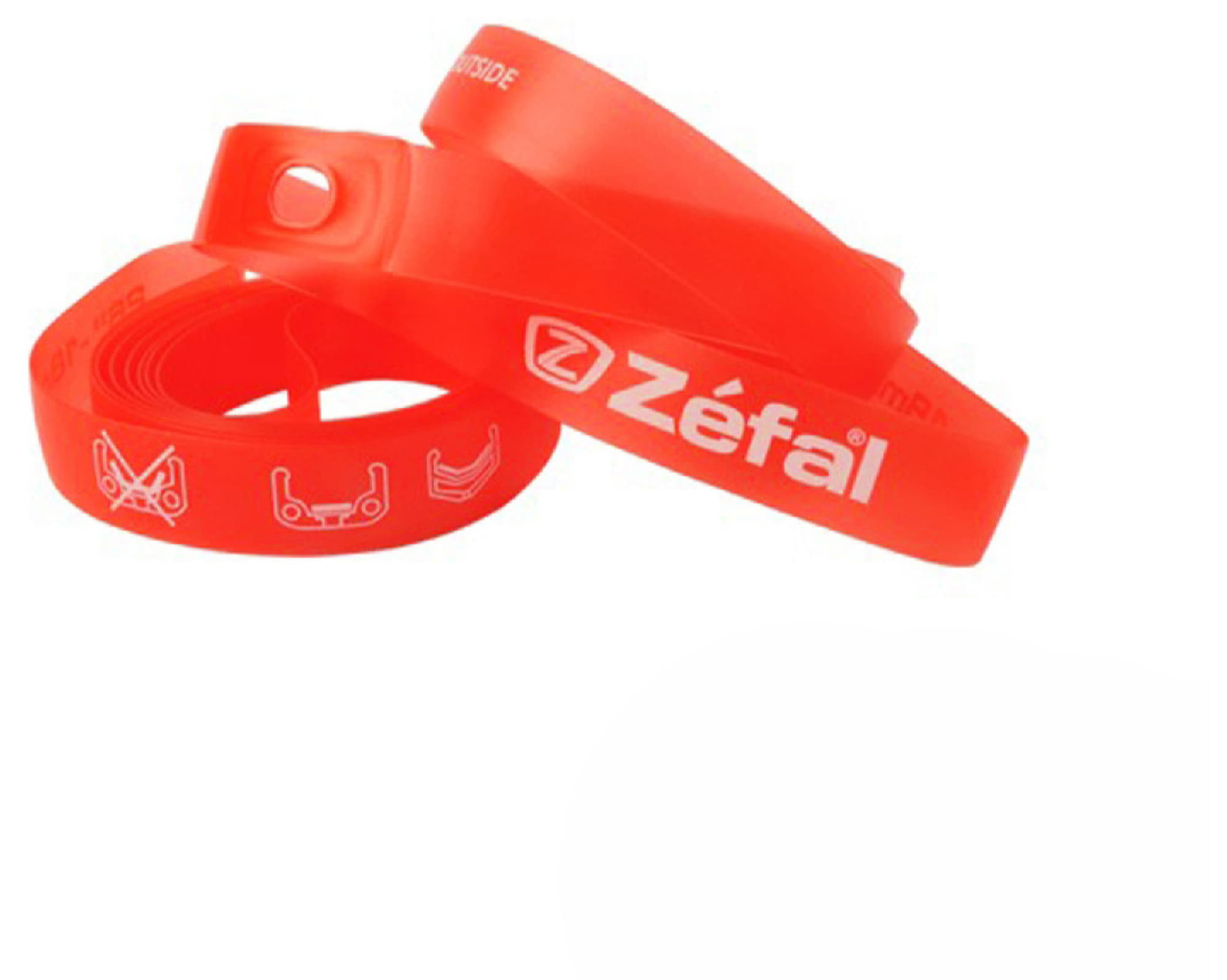 Обідна стрічка Zefal 26" еластичний 559*18 червоний
