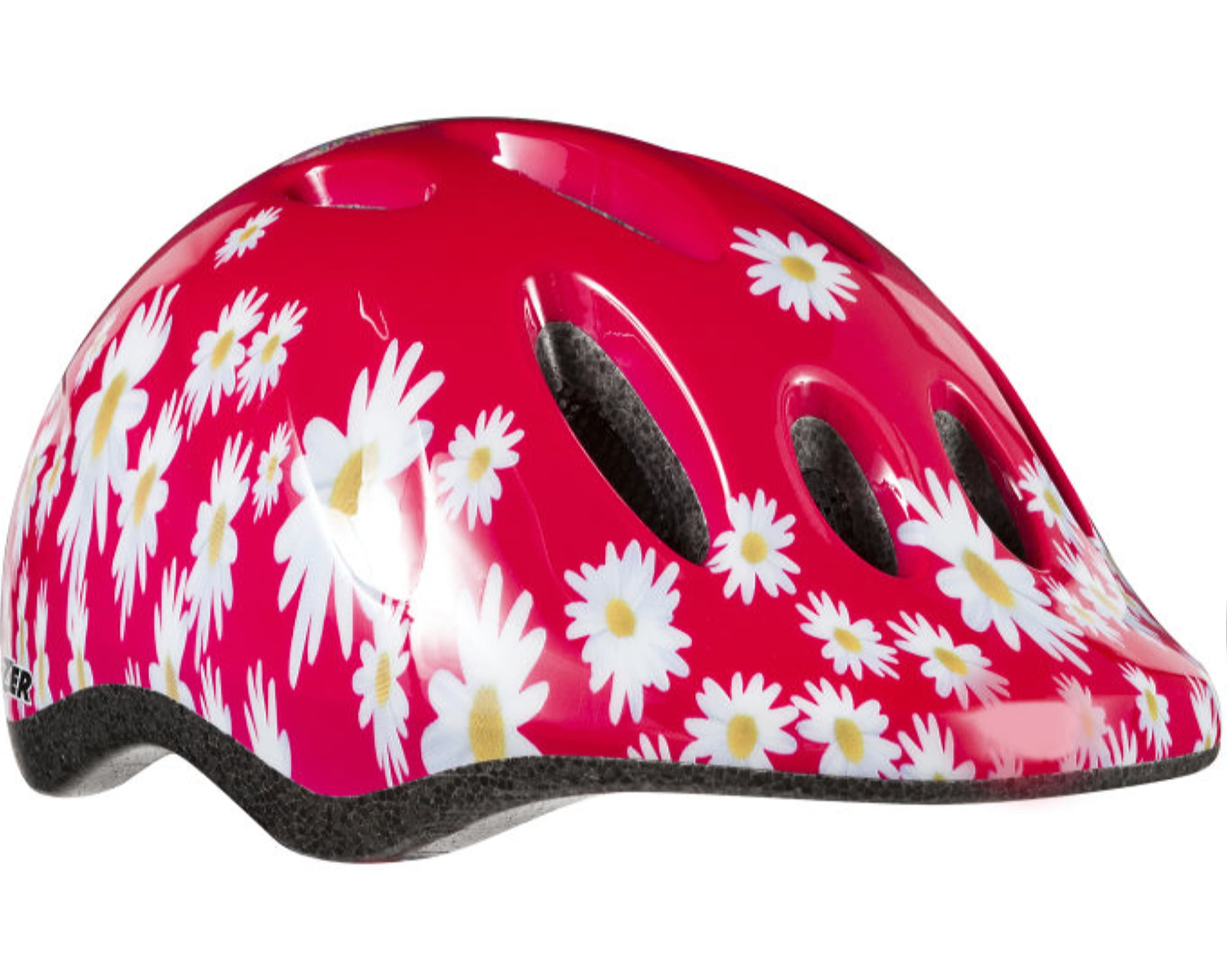 Шолом LAZER MAX+ дитячій, рожевий з квітками