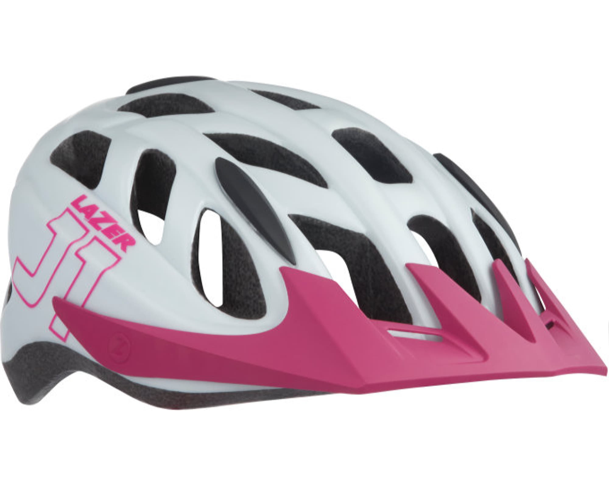 Шлем LAZER J1, подростковый, розово-белый