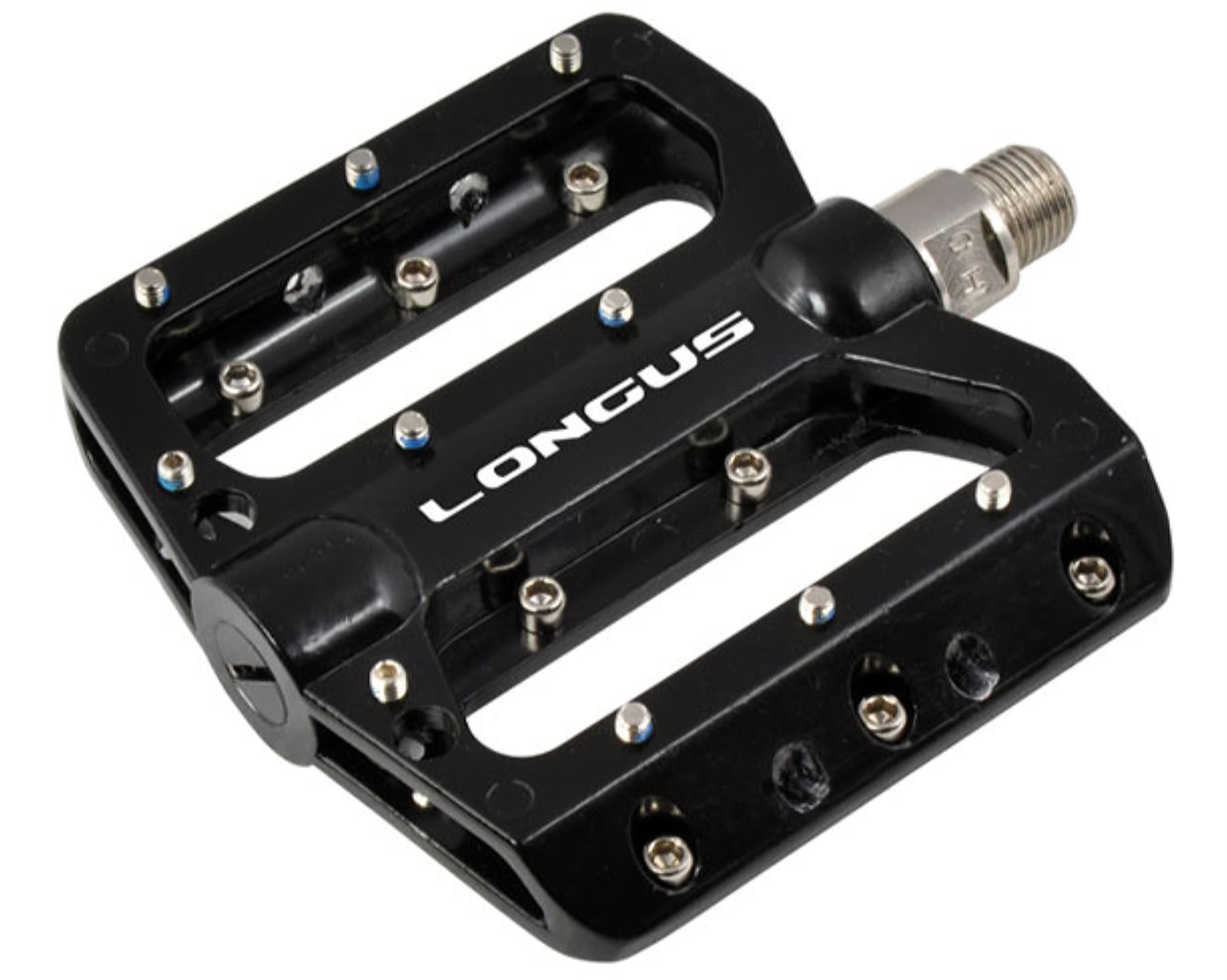 Педали Longus BMX Al пром. подшипники, черный