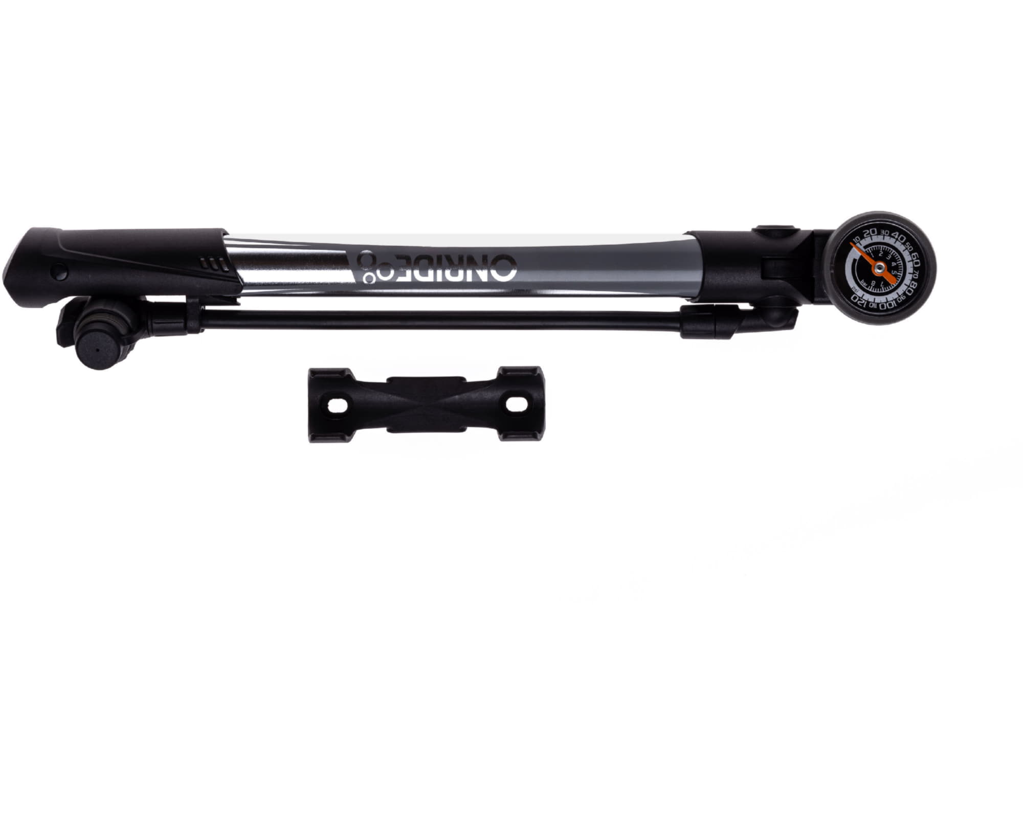 Насос ONRIDE Master міні-підлоговий алюмінієвий з манометром голівка під FVAV