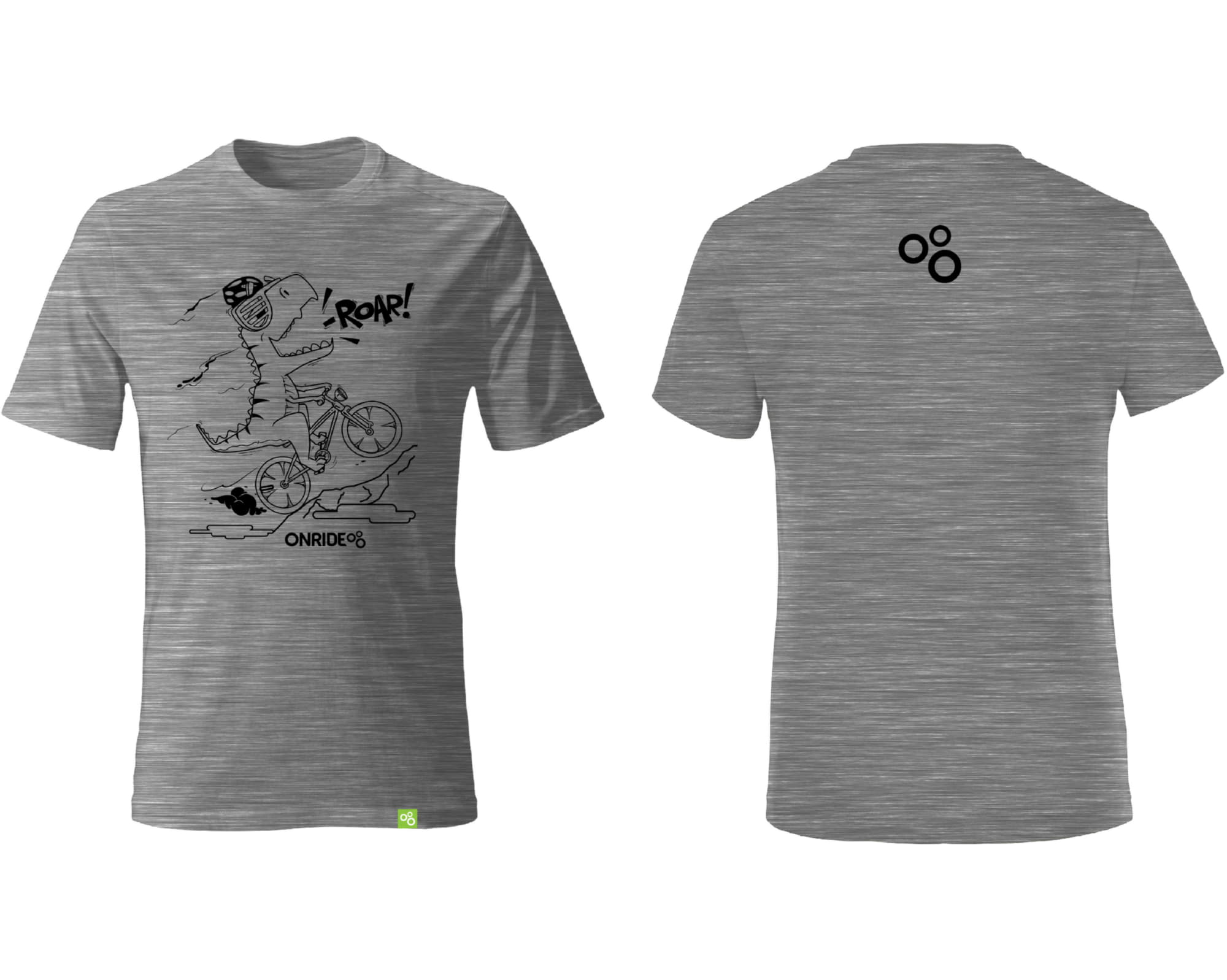Футболка ONRIDE Dino чоловіча меланж S
