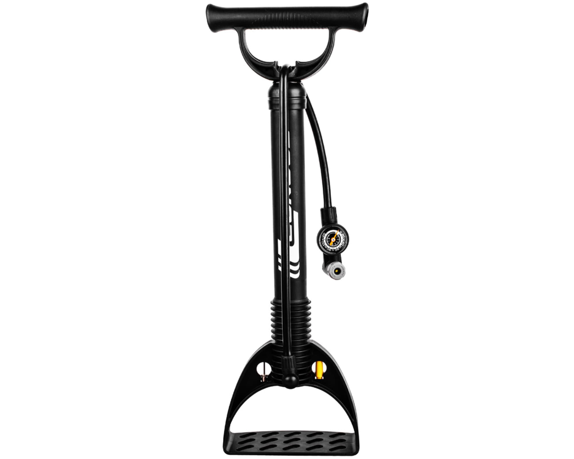 Насос Longus ONE PP, підлоговий з манометром, 120PSI, універсальний вентіль