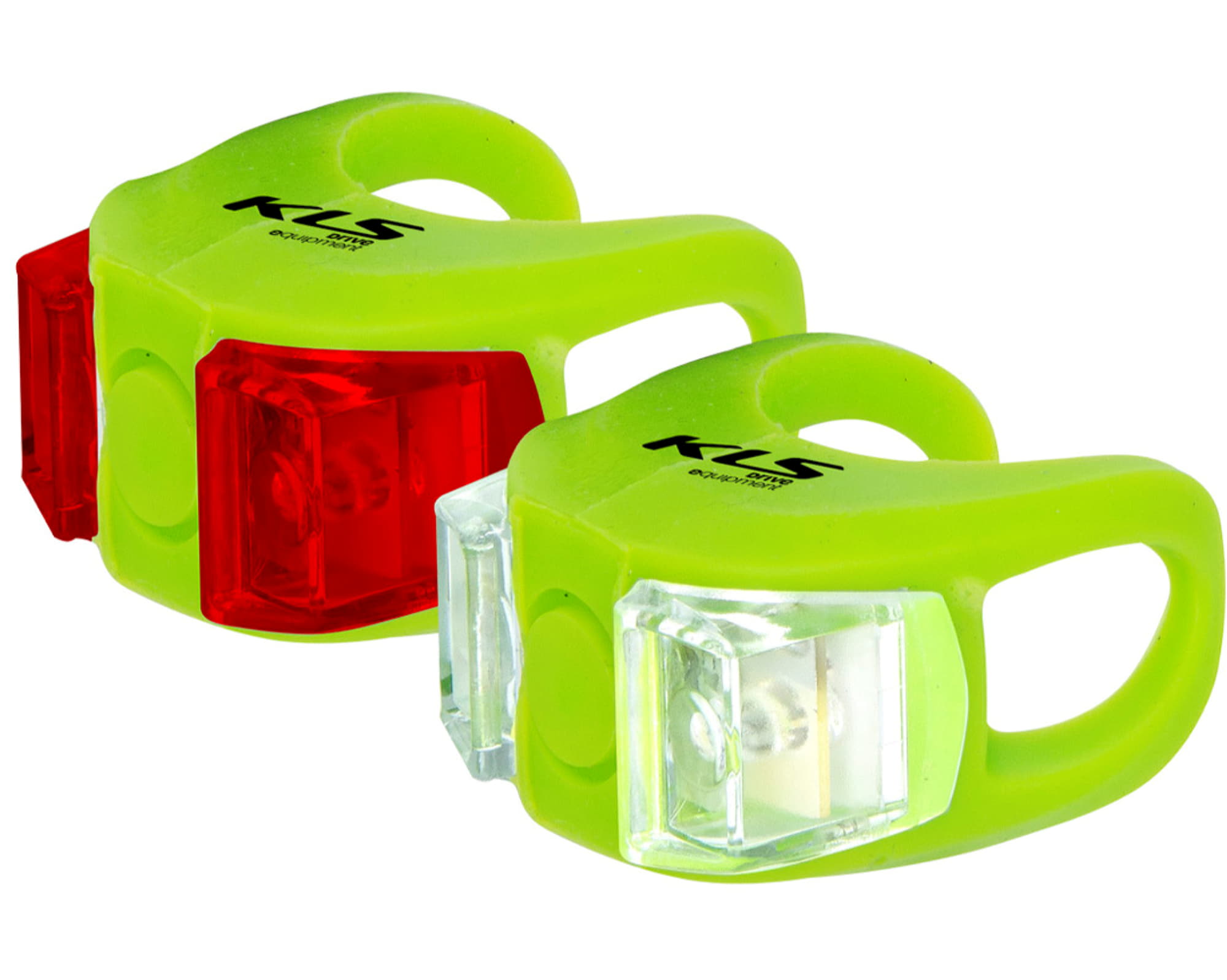Набор мигалок KLS Twins зеленый