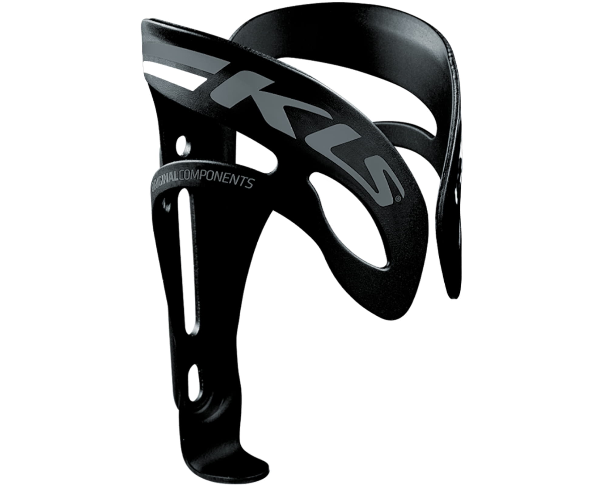 Фляготримач алюмінієвий KLS Squad чорний/сірий