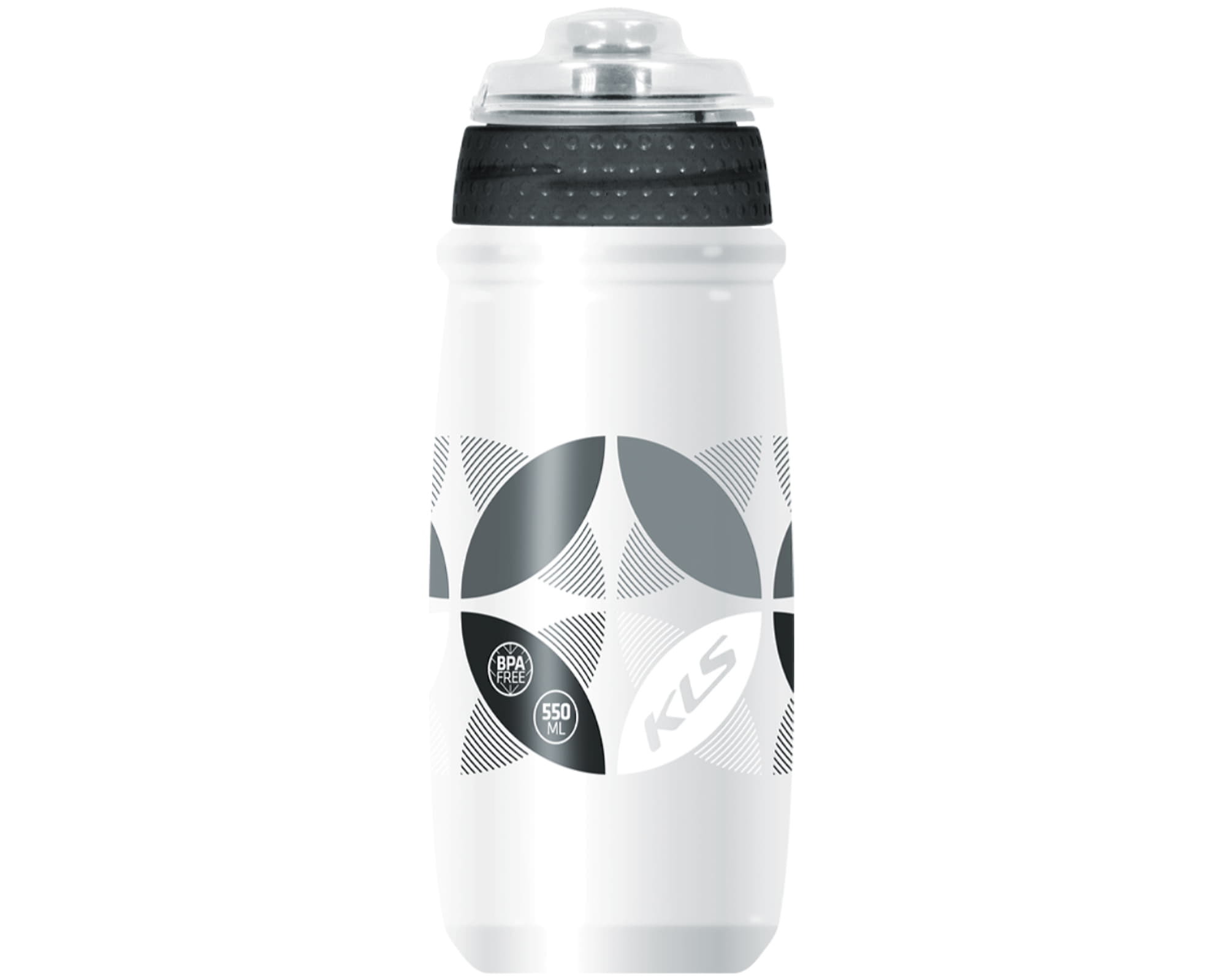 Фляга KLS Atacama 500 мл с черной крышкой