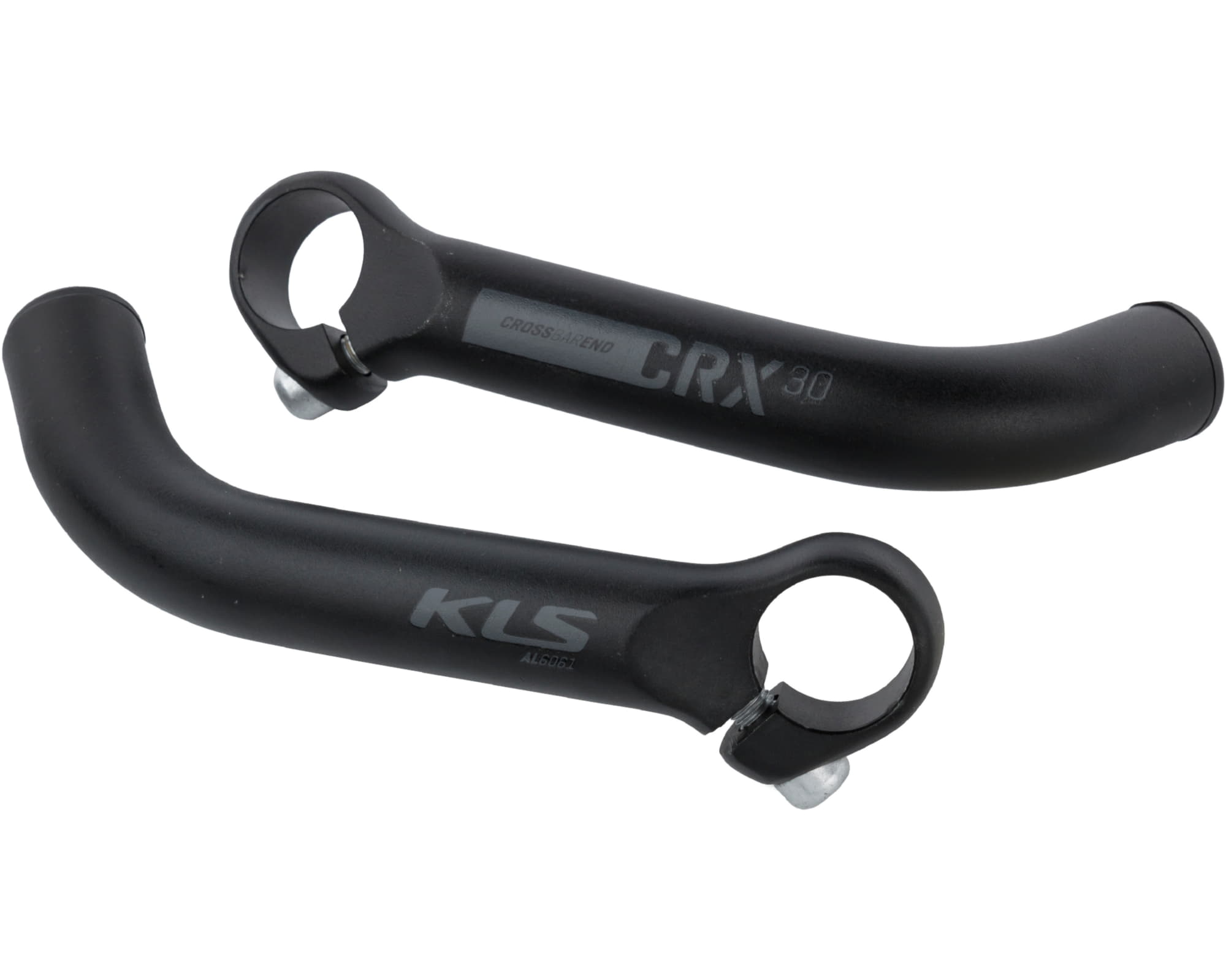 Ріжки алюмінієві KLS CRX 30 чорний 160 мм