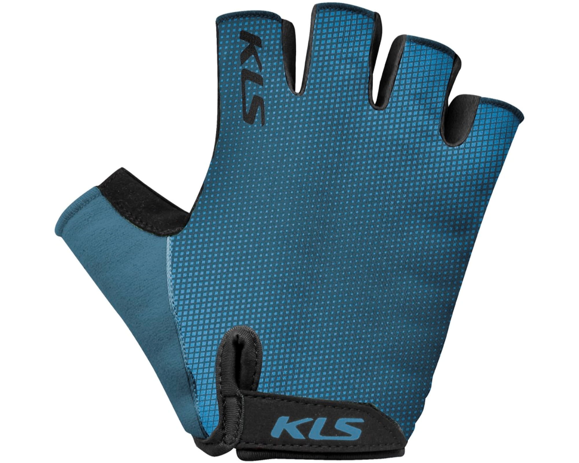 Рукавички короткий палець KLS Factor синій M