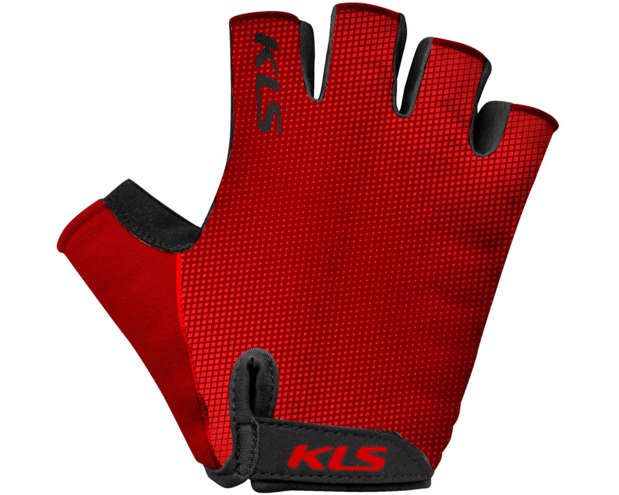 Перчатки короткий палец KLS Factor красный L