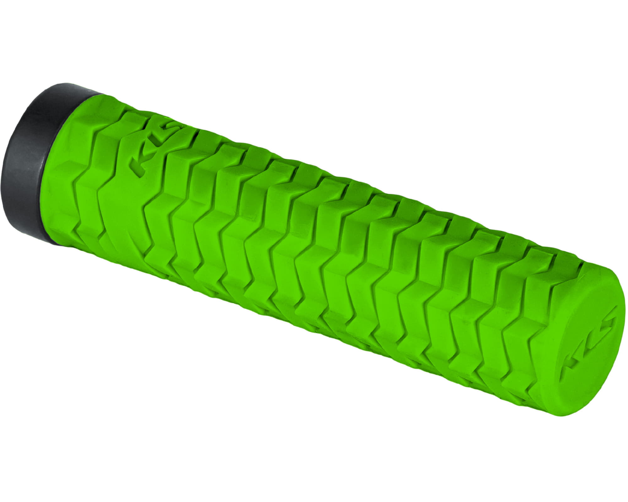 Ручки на руль с одним замком KLS Poison LockOn зеленый