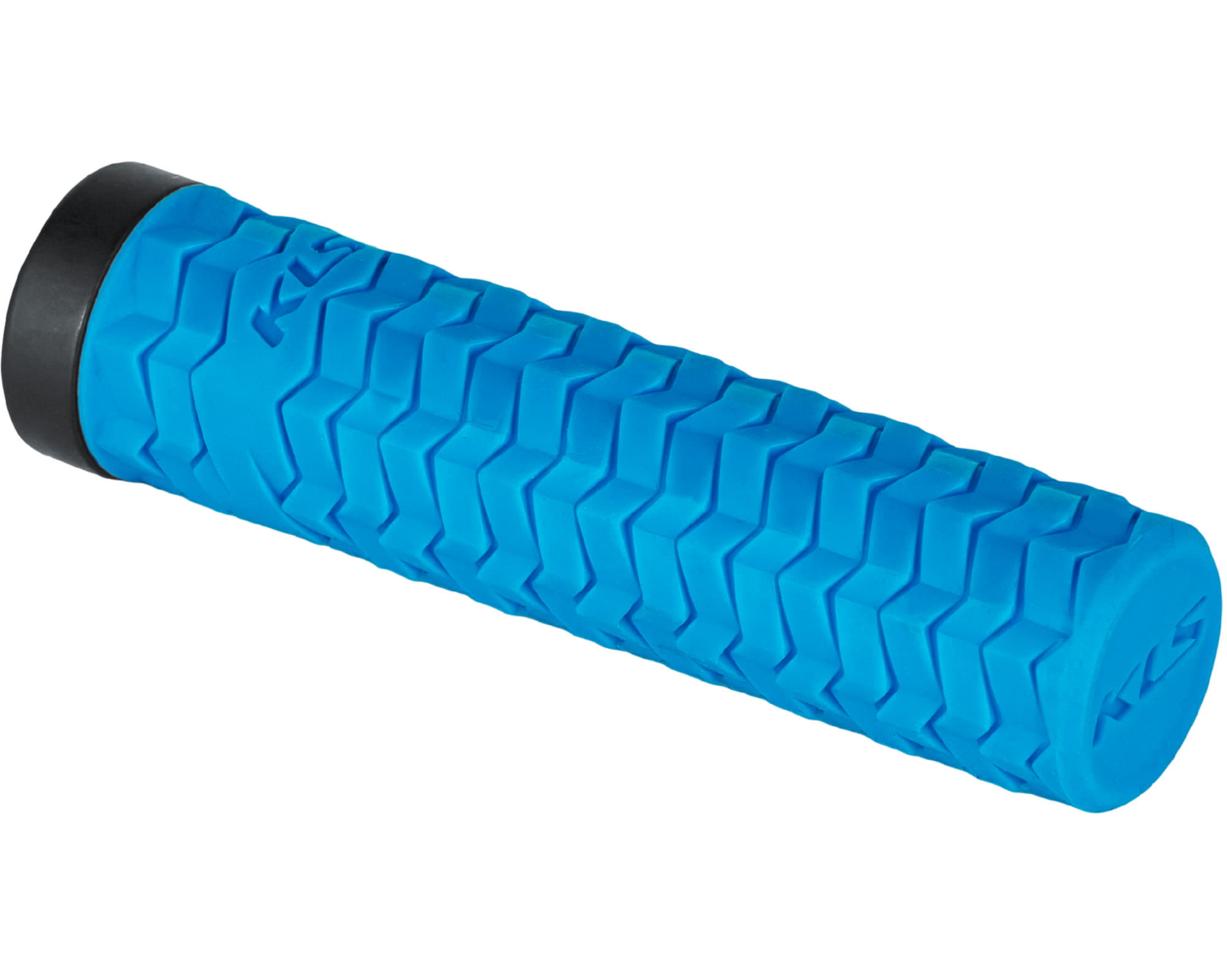 Ручки на руль с одним замком KLS Poison LockOn голубой