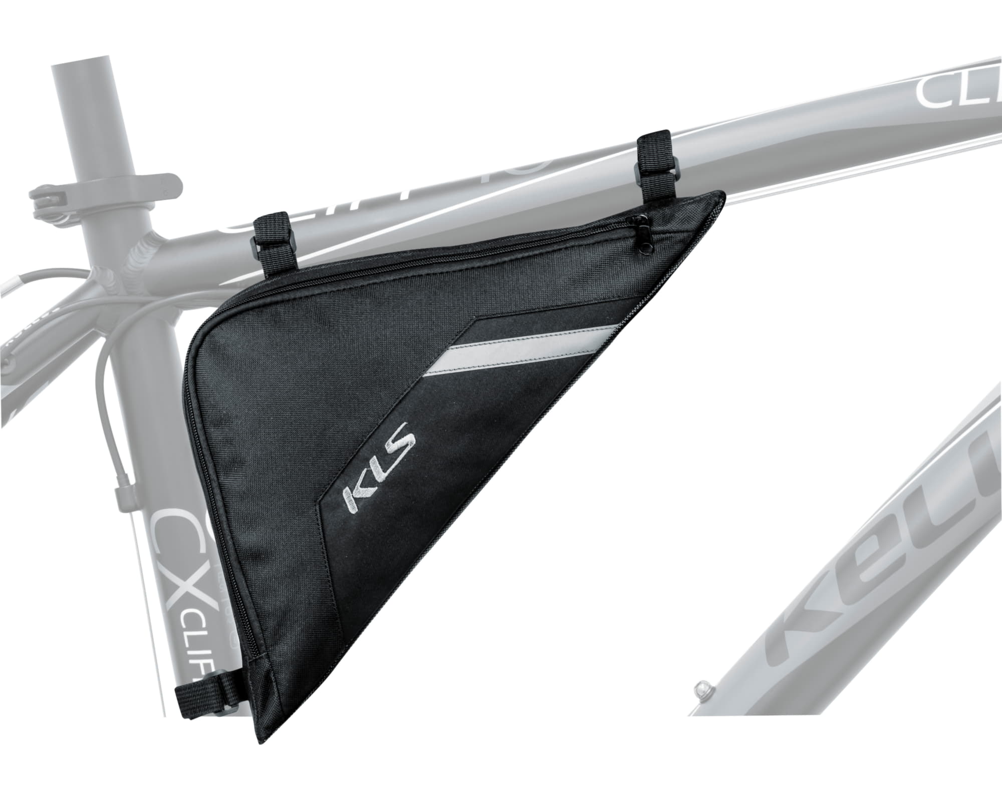 Сумка на раму KLS Triangle ECO (2.5 л) чорний