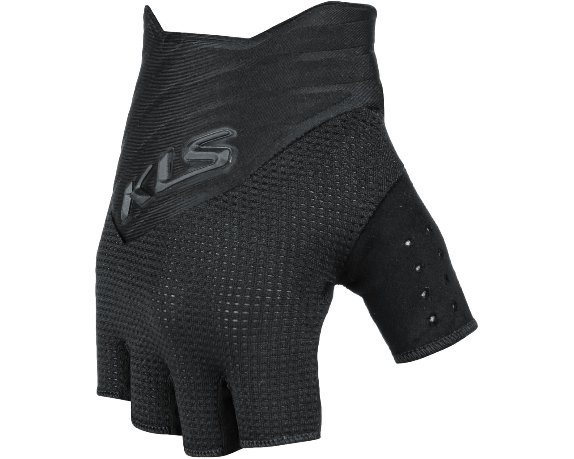 Рукавички короткий палець KLS Cutout чорний L