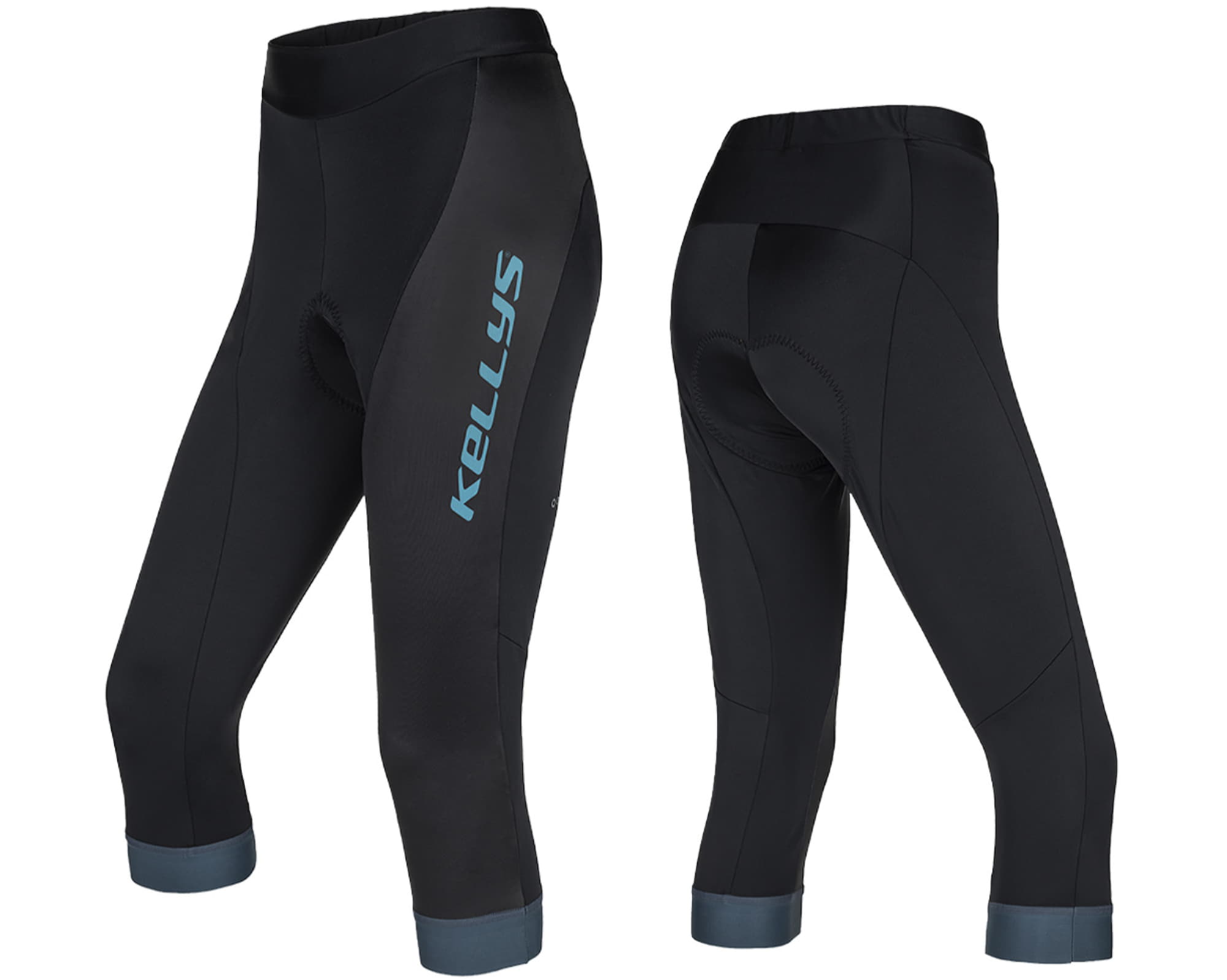 Велотруси жіночі довгі без лямок з памперсом KLS Maddie 2 синій S