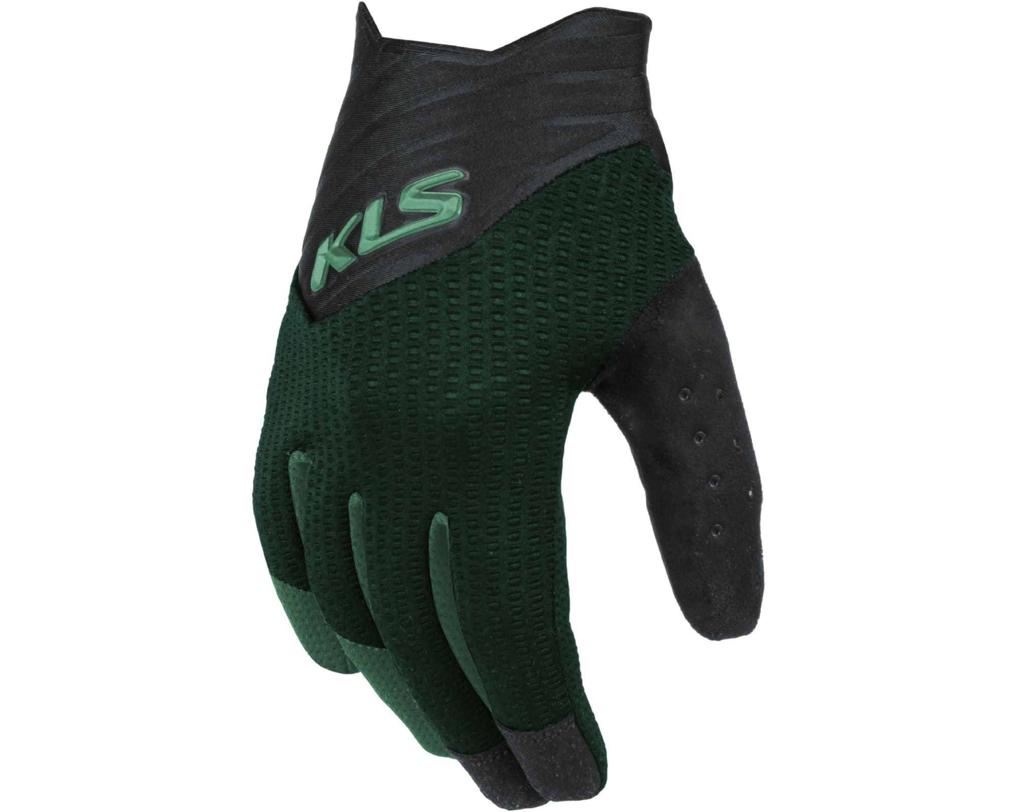 Перчатки с длинным пальцем KLS Cutout зеленый M