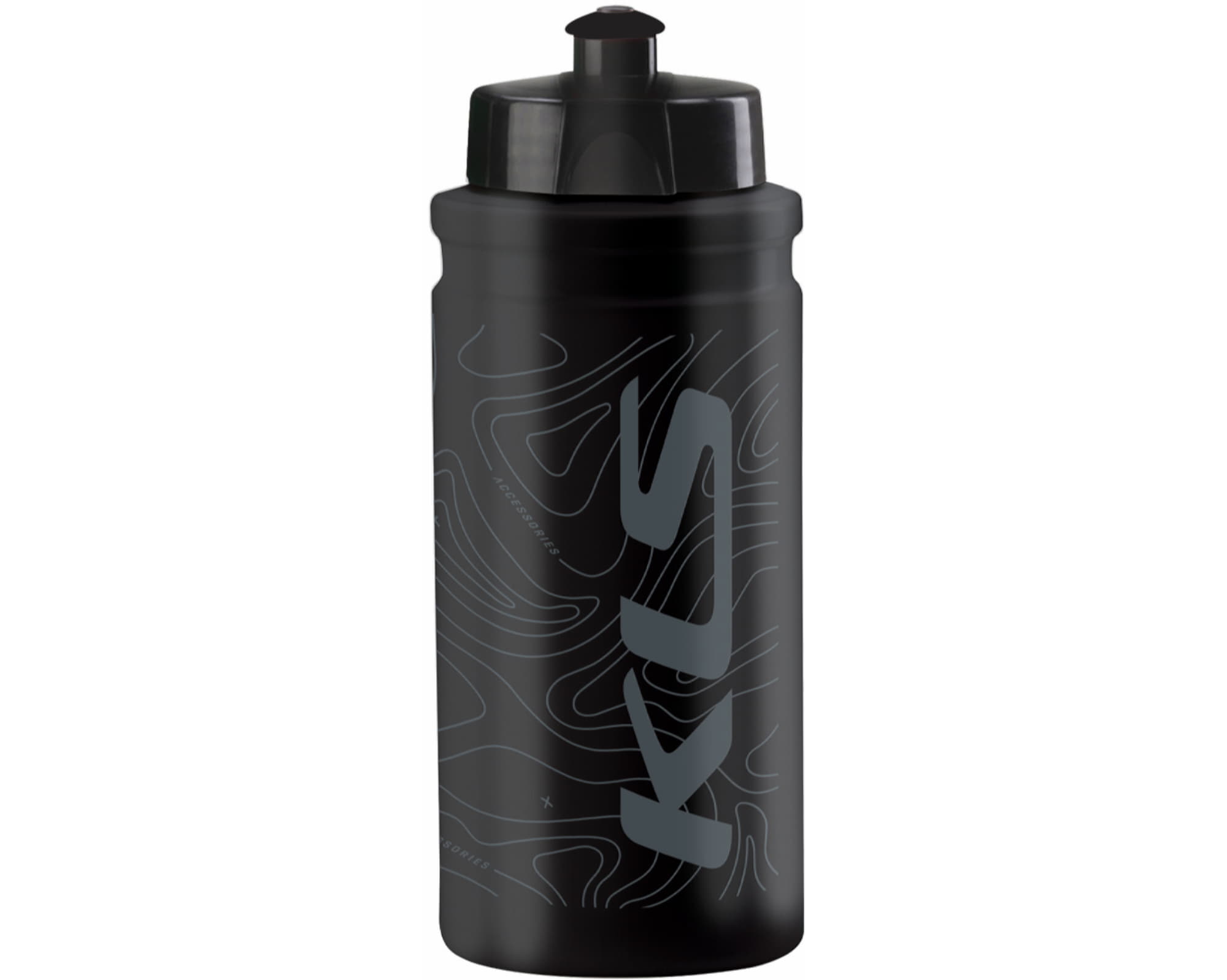 Фляга KLS Trace 550 мл трейл/матовый черный