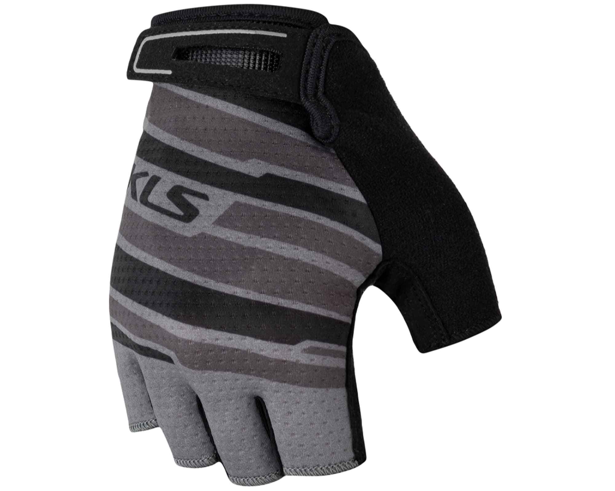 Рукавички з короткими пальцями KLS Factor 022 чорний XL