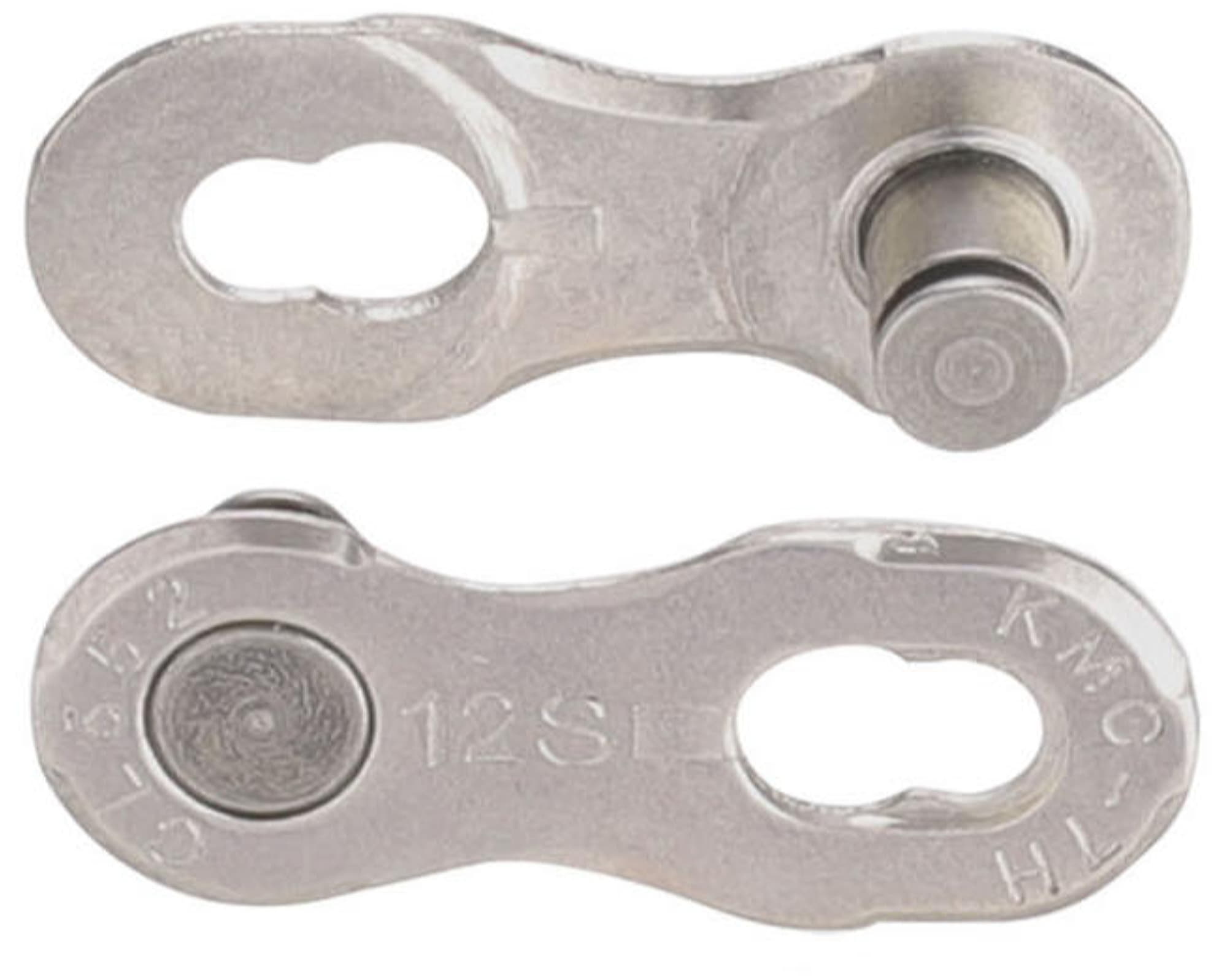 Замок цепи KMC 12R EPT серебряная упаковка 2 шт.