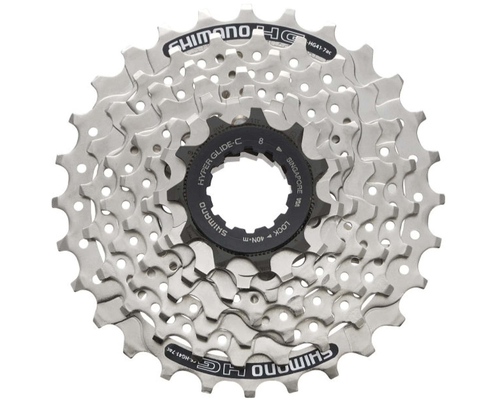 Кассета Shimano CS-HG41, 11-28, 7-нв. серебр