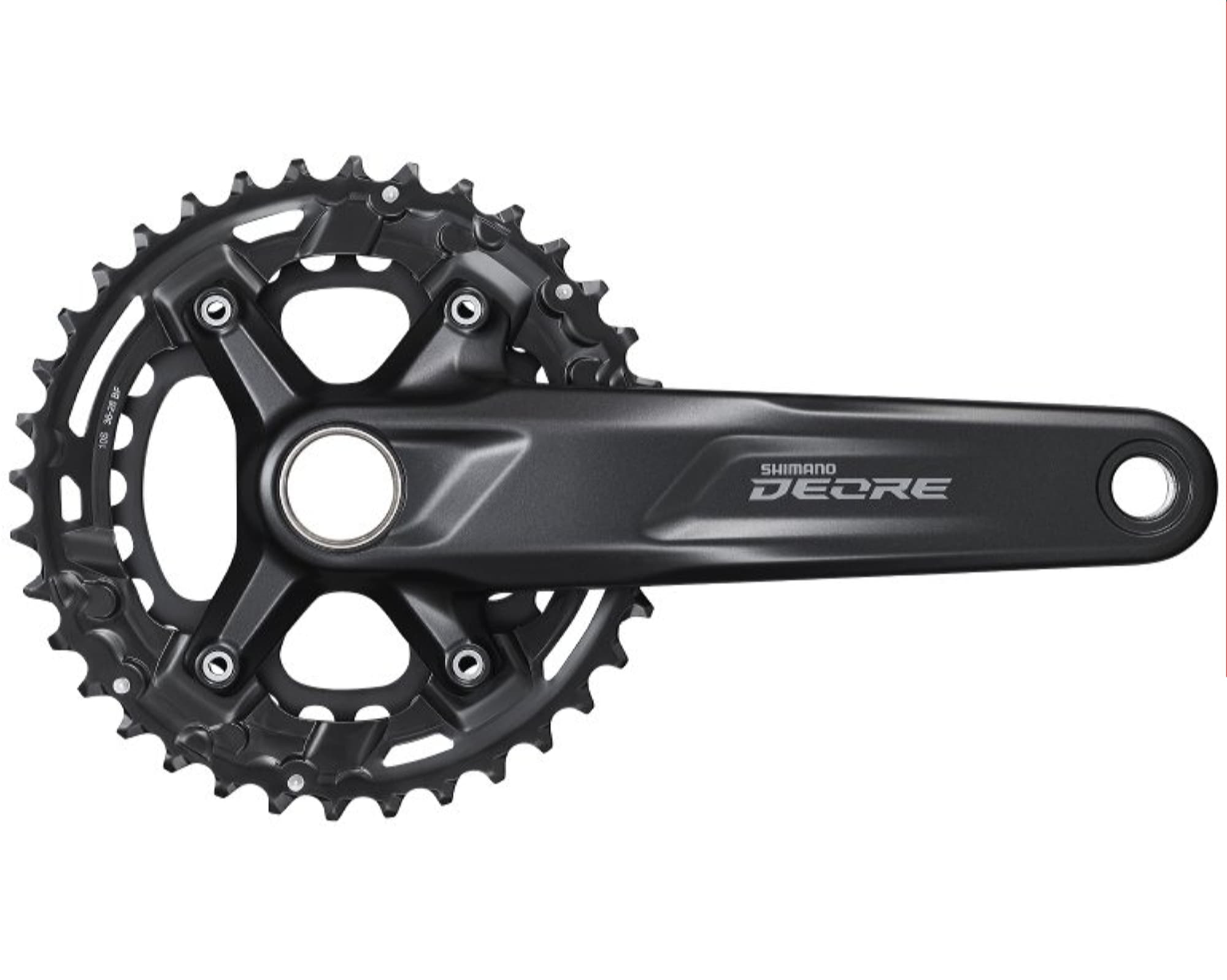 Шатуни Shimano FC-M4100-2 DEORE, інтегрована вісь, 175мм 36x26 10-шв. CL-48.8мм без каретки
