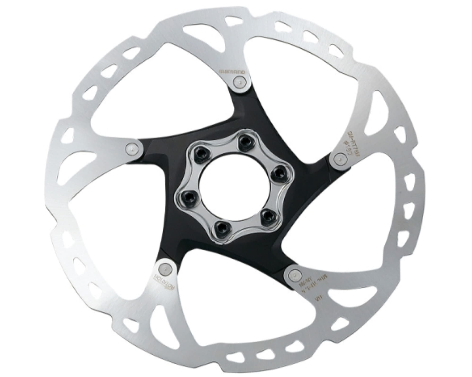 Ротор Shimano SM-RT76-S, 160мм, монтаж 6 болтов