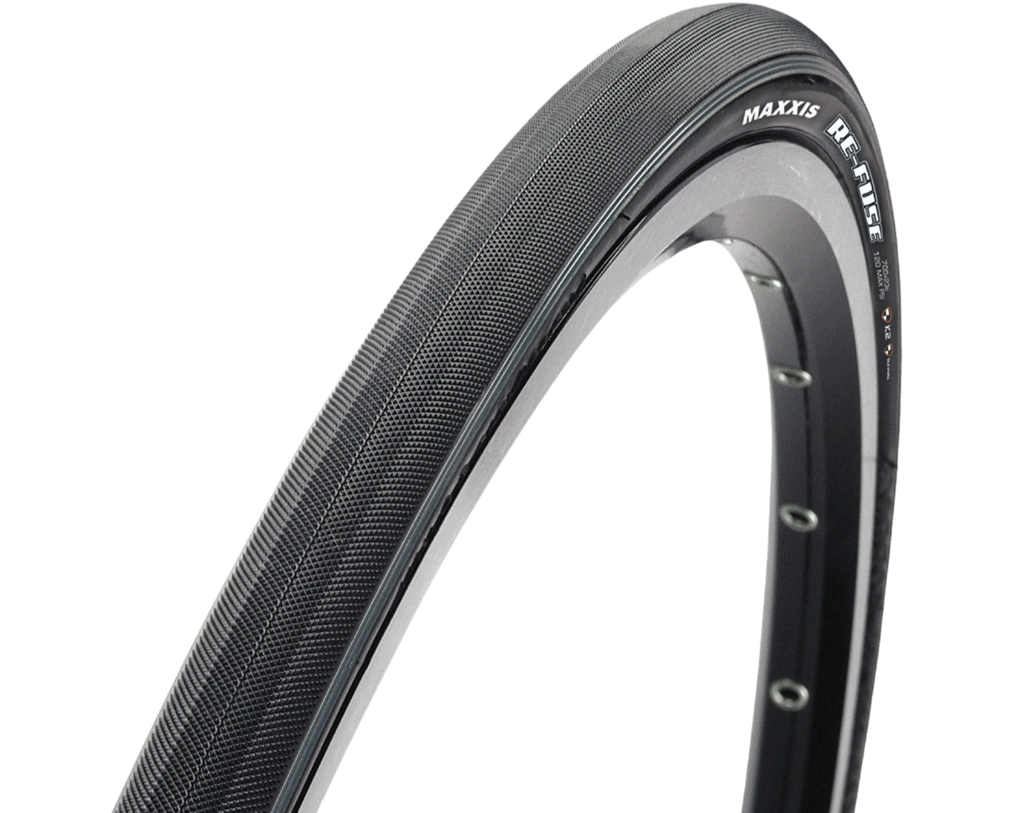 Покрышка Maxxis Re-Fuse. 700x23c. сложно 60TPI. 62a MaxxShield