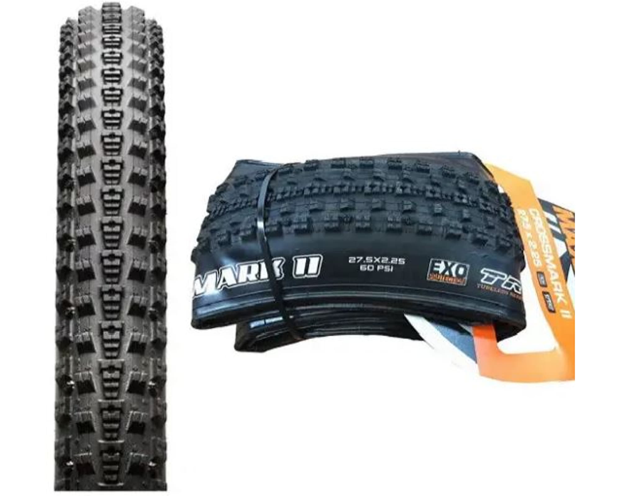 Покрышка Maxxis Cross Mark 27.5x2.25. сложно EXO/TR. 60TPI. 70a