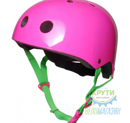 шлем детский Kiddimoto неоновый Розовый, размер S 48-53см