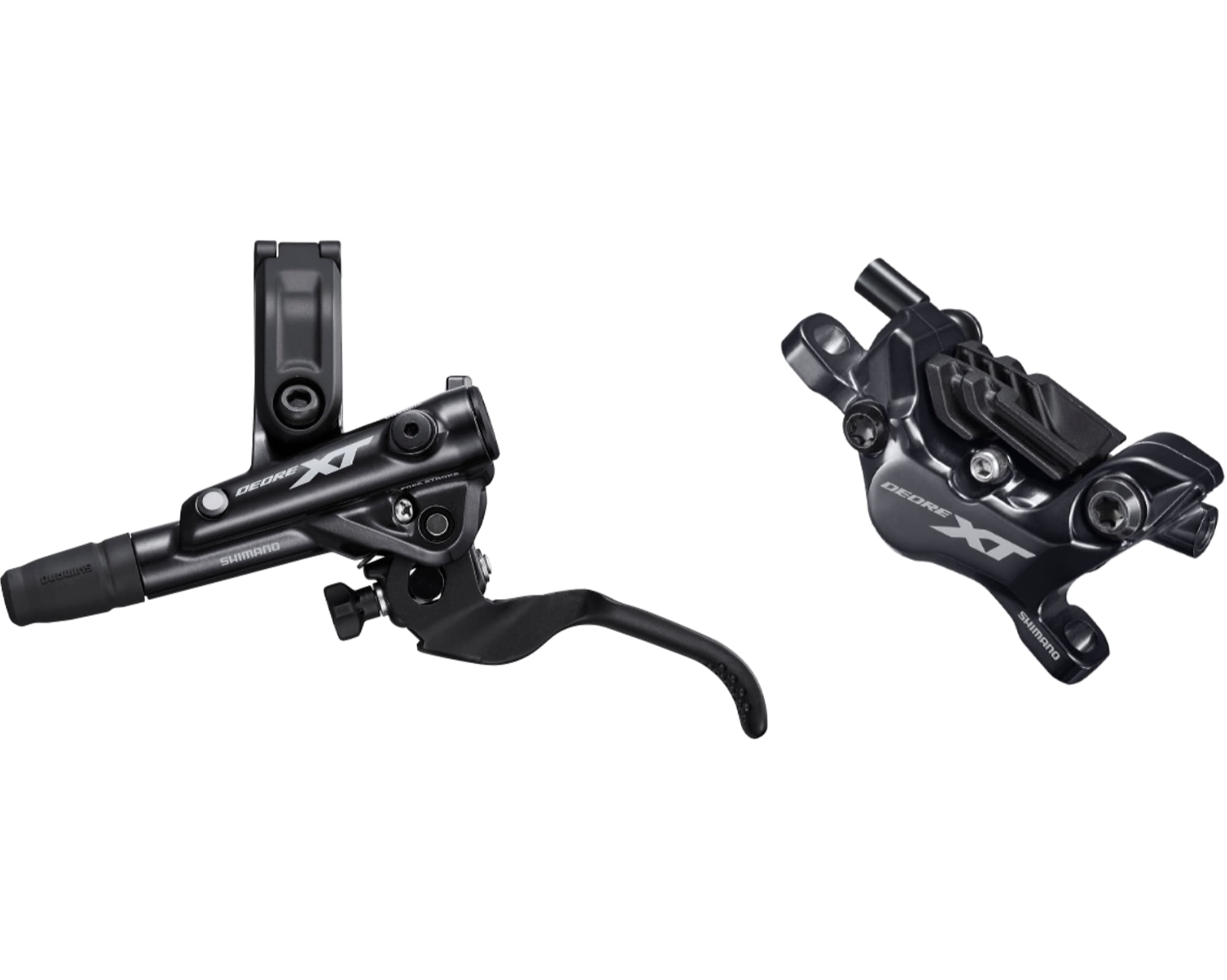 Тормоз гидравл. дисковое Shimano M8120 DEORE XT переднее (левая ручка, 4-поршн калипер, J-kit гидролиния 1000мм)