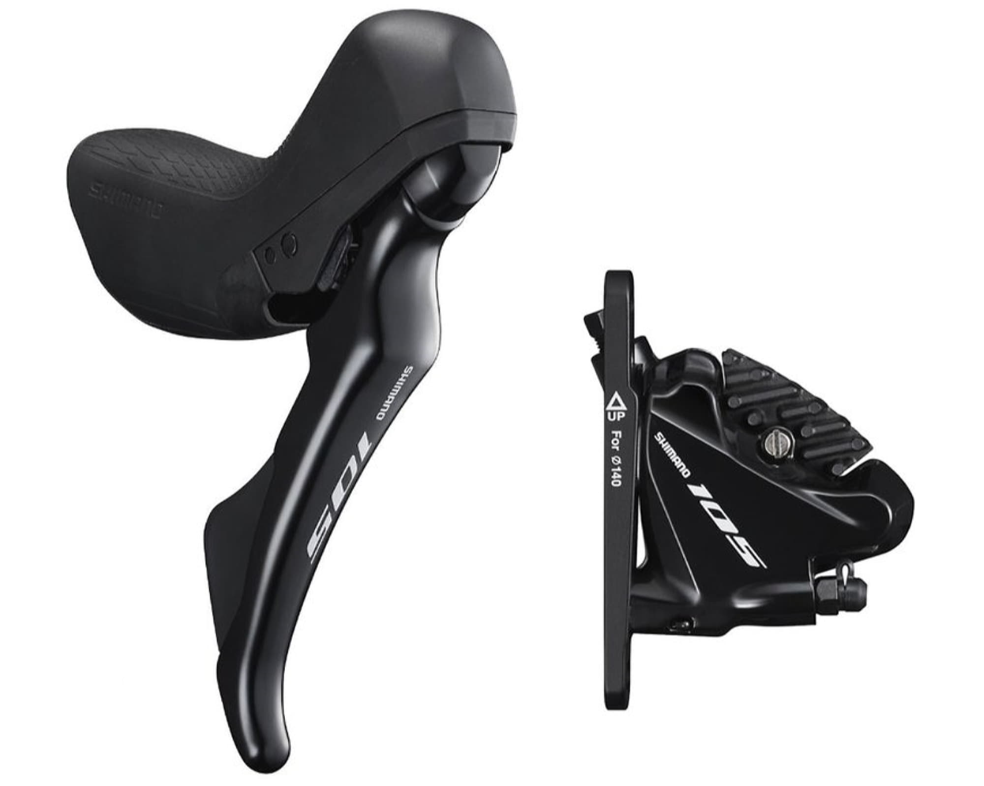 Тормоз гидравл диск для шоссе Shimano R7020 105, передний (левая ручка, калипер, гидролиния 1000мм)