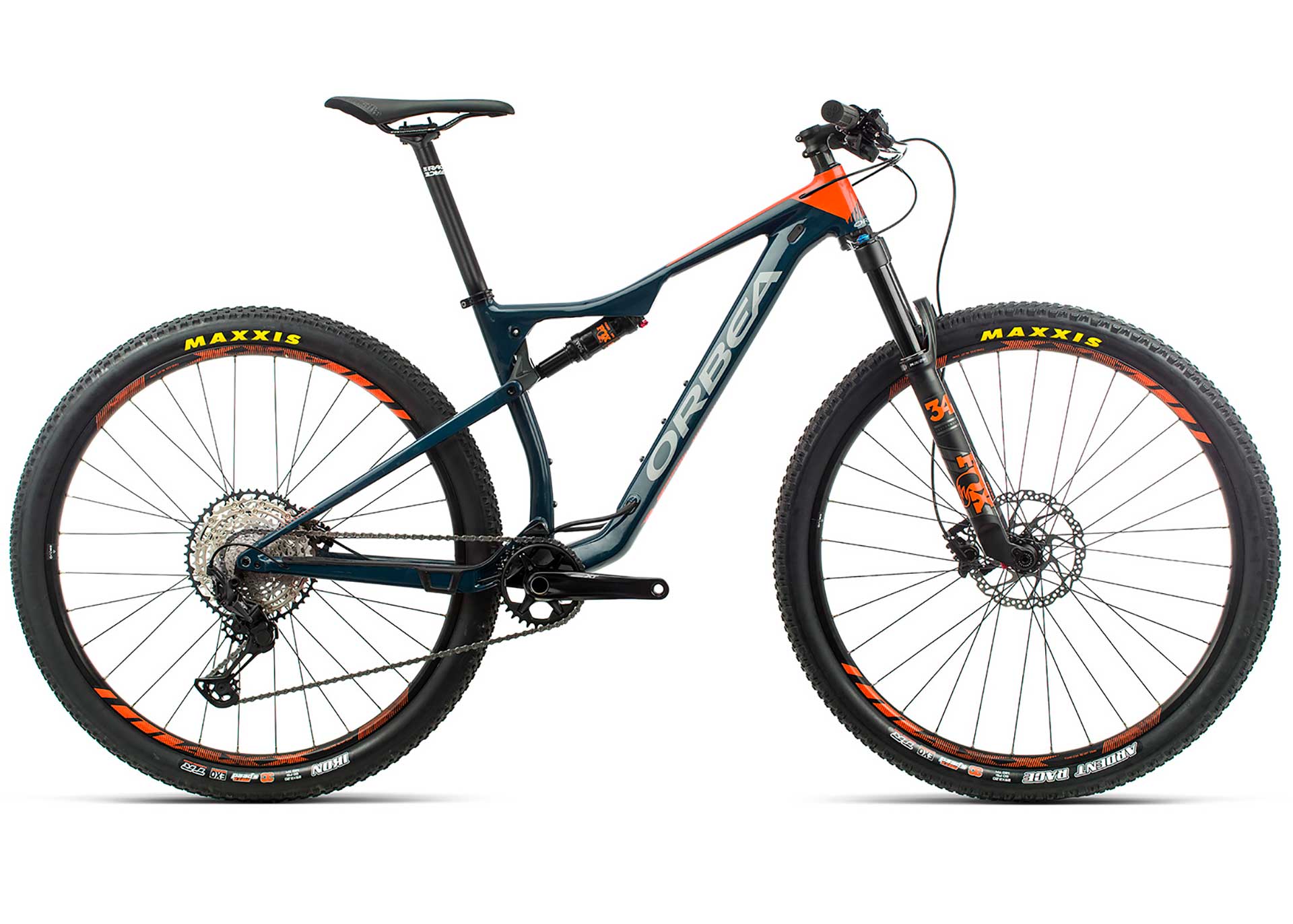 Велосипед Orbea Oiz 27 H20 S Blue-Orange 2020
