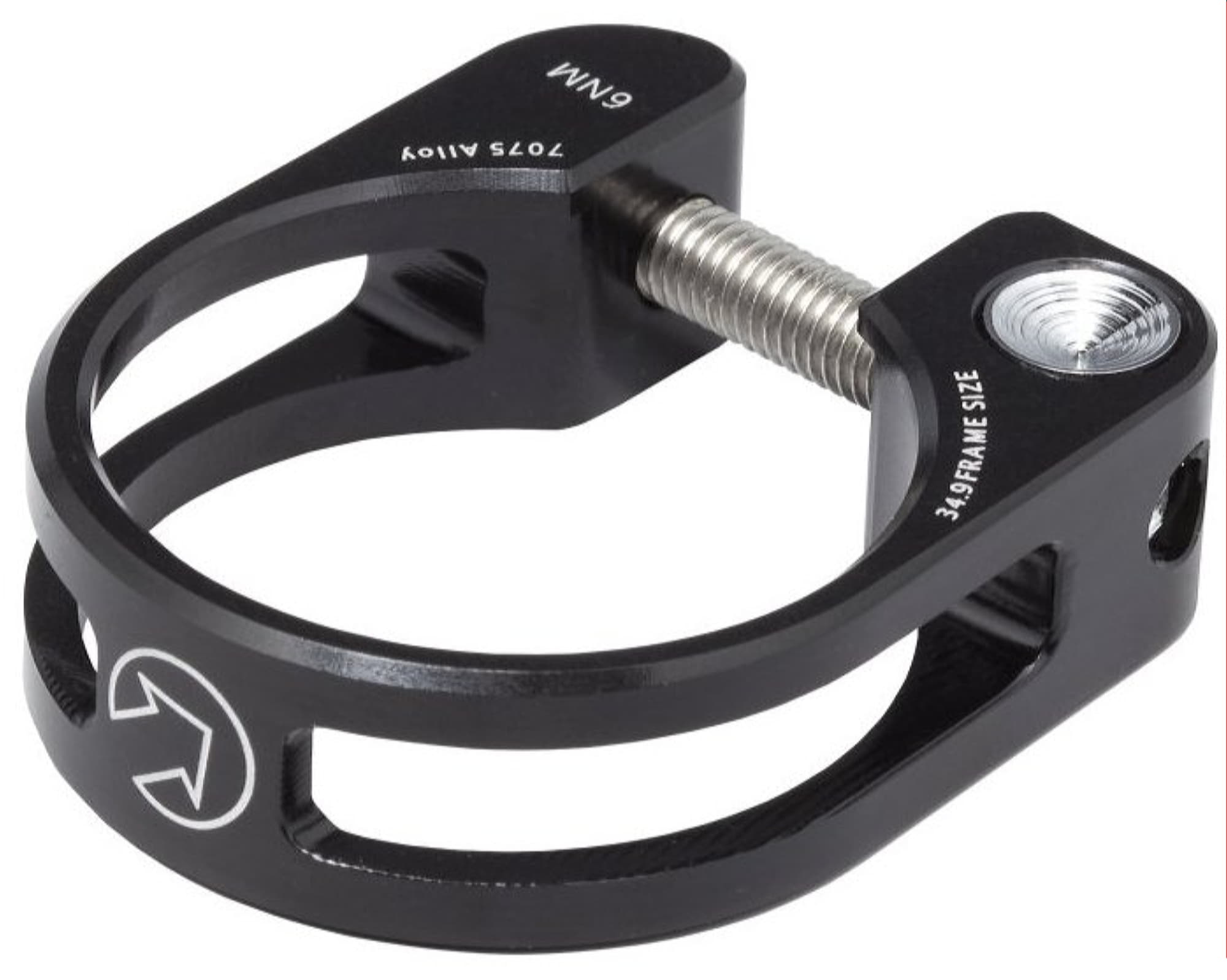 Зажим підседельного штиря PRO 28,6 mm, чорний