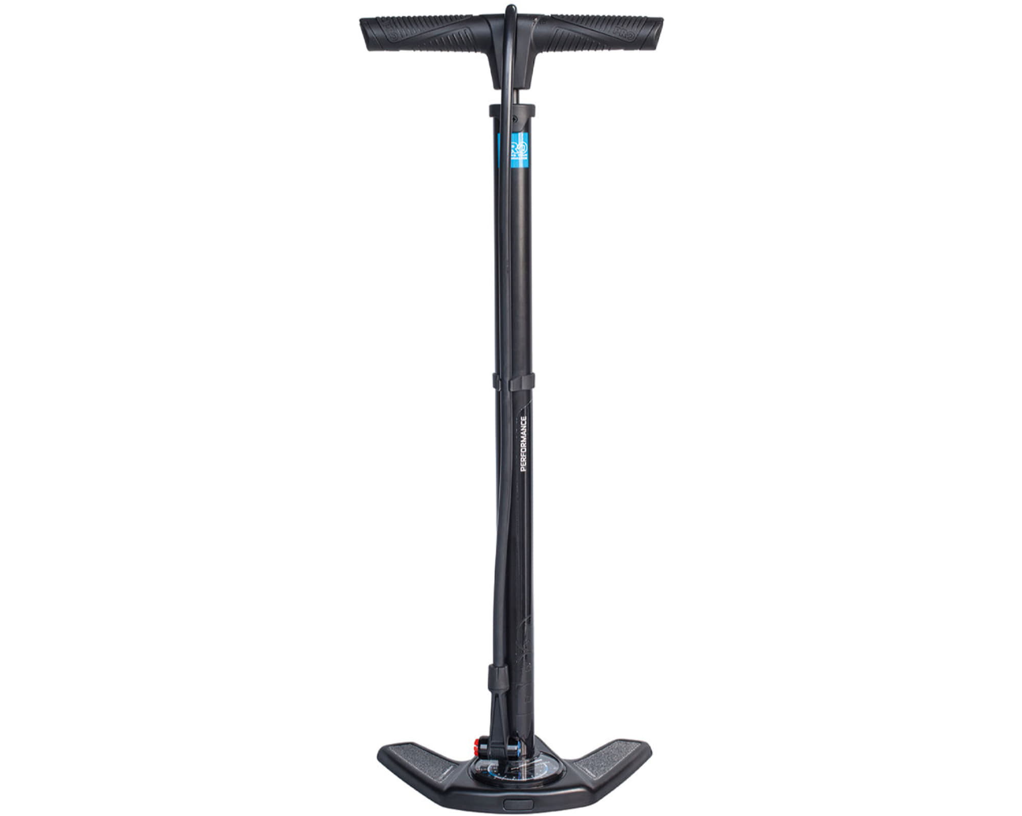 Насос PRO Performance, підлоговий сталевий, манометр