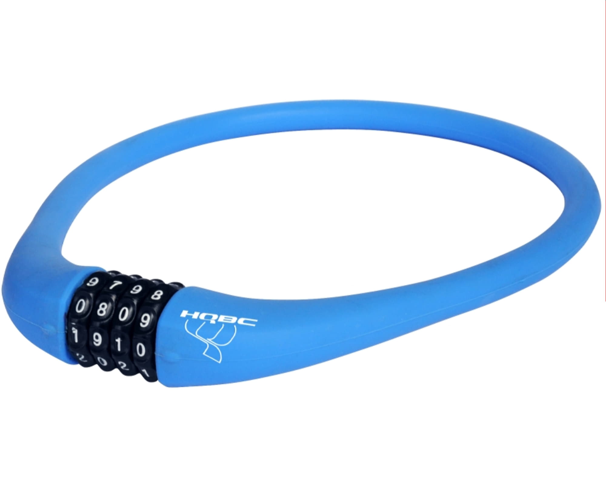 Замок HQBC SILICO 15x750мм кодовый синий