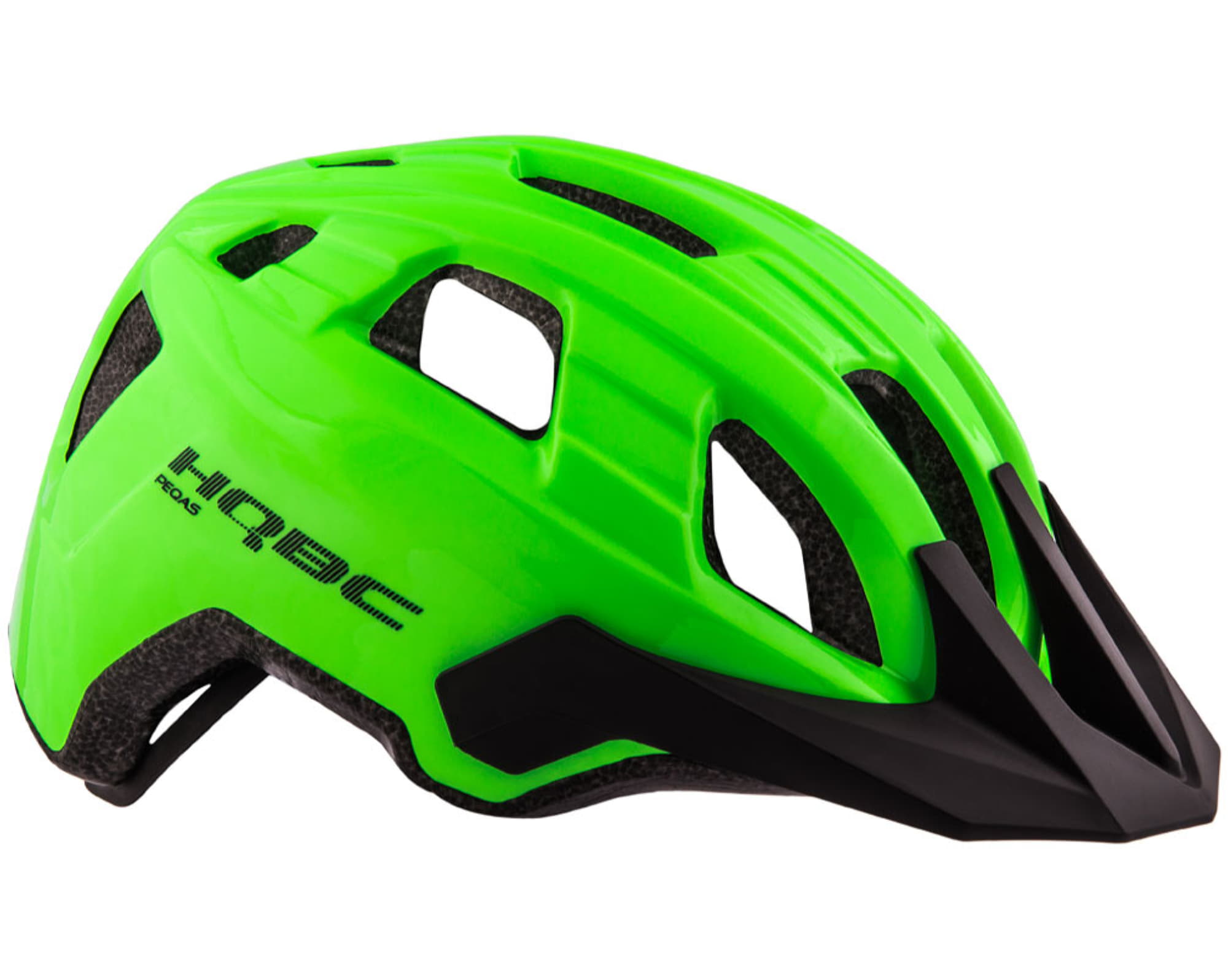 Шолом HQBC PEQAS розм. L, 58-61см, неон.зелений глянс.