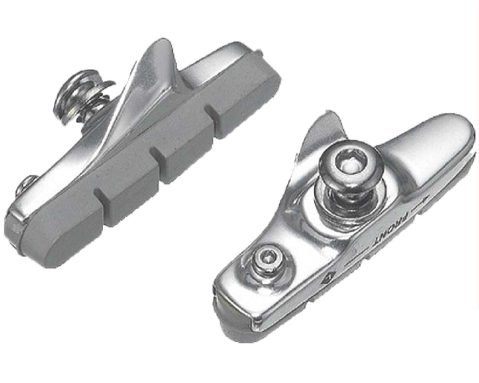 Тормозные колодки Alligator для шоссе с алюминиевым корпусом серые