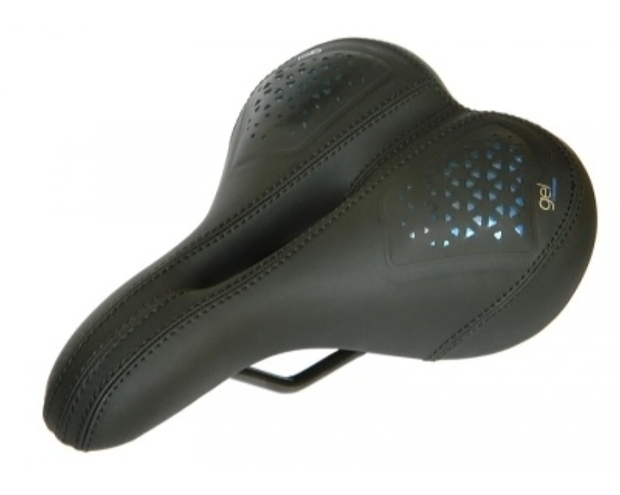 Сідло DDK SA431G GEL 273*165. з отвором. чорний