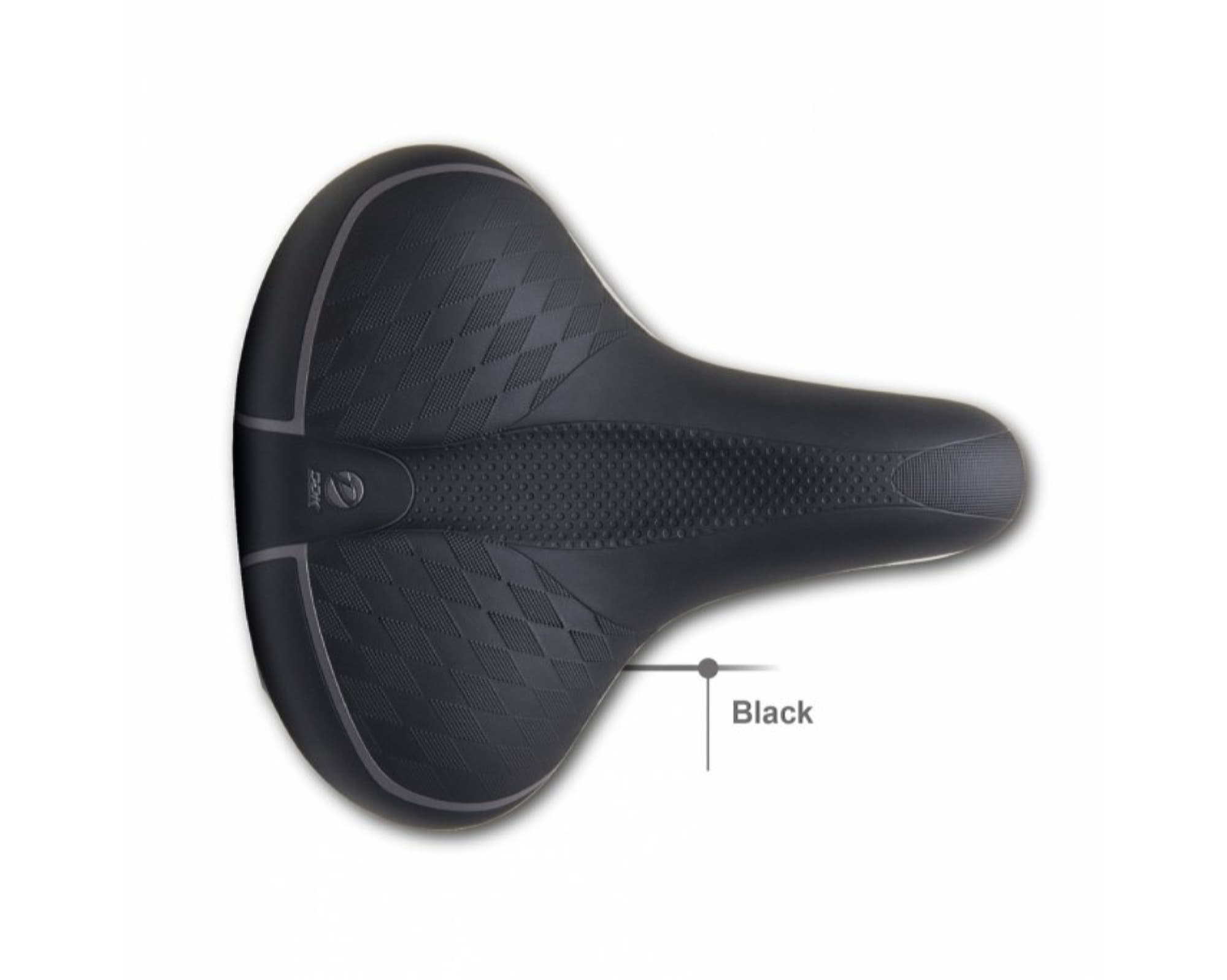 Седло DDK 251ONE 259*224. черный-серый