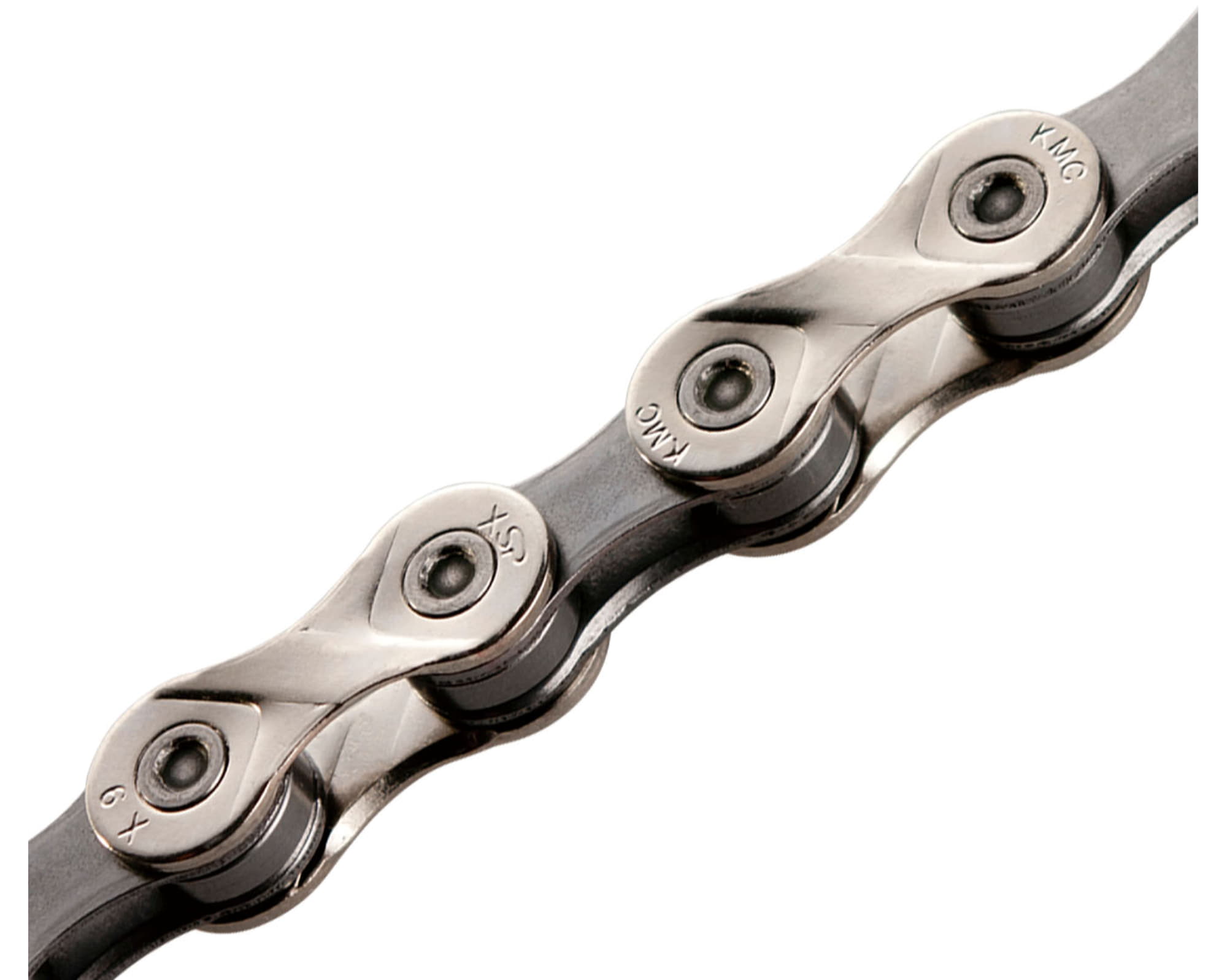 Цепь KMC X9 9 скоростей 116 звеньев серый + замок (5 шт OEM)