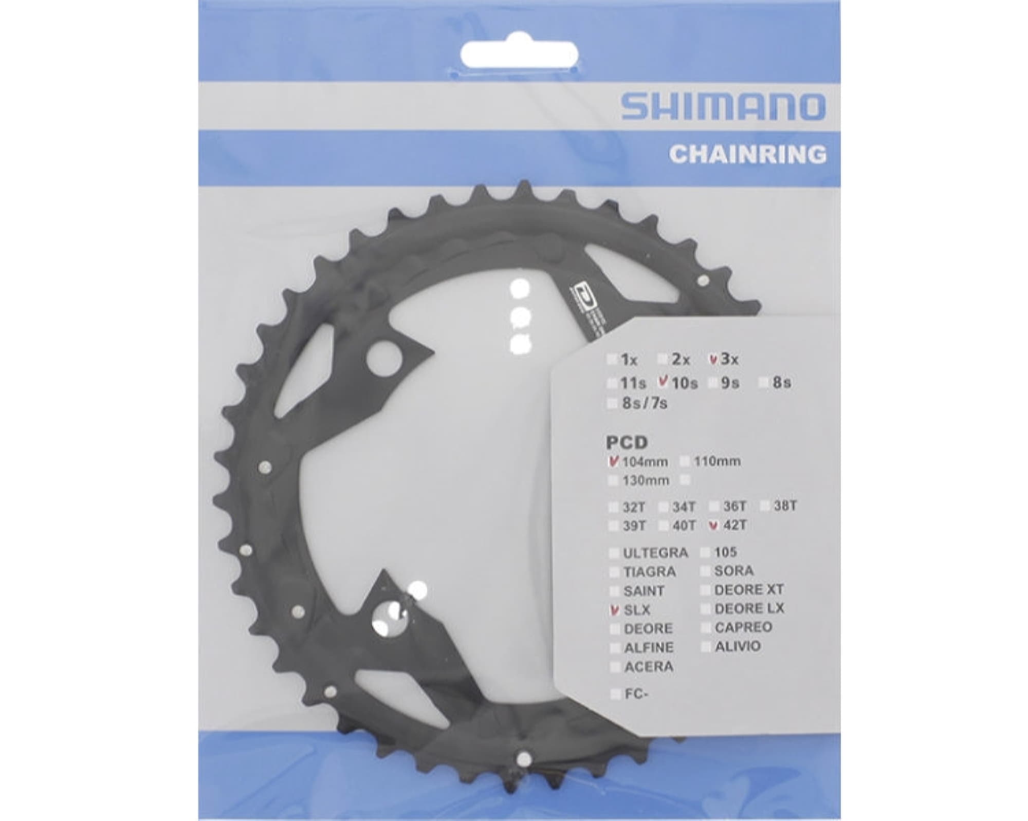 Зірка шатунів Shimano FC-M670 SLX, 42зуб. АЕ