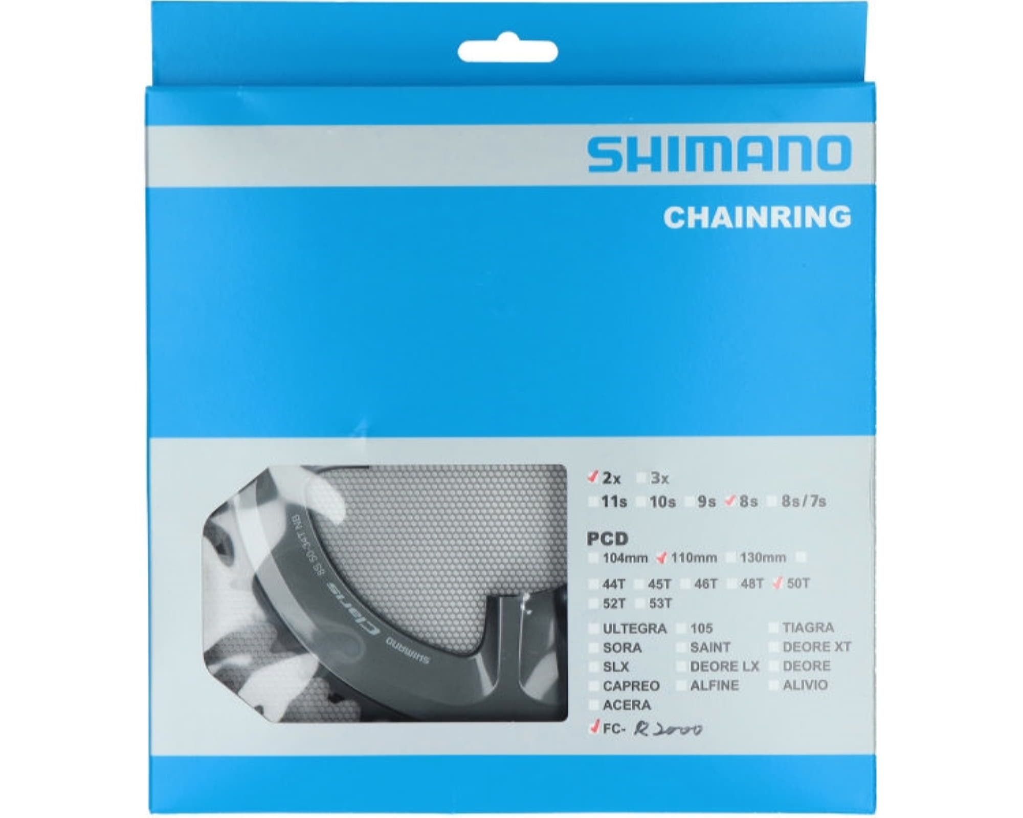 Зірка шатунів Shimano FC-R2000 CLARIS 50зуб.