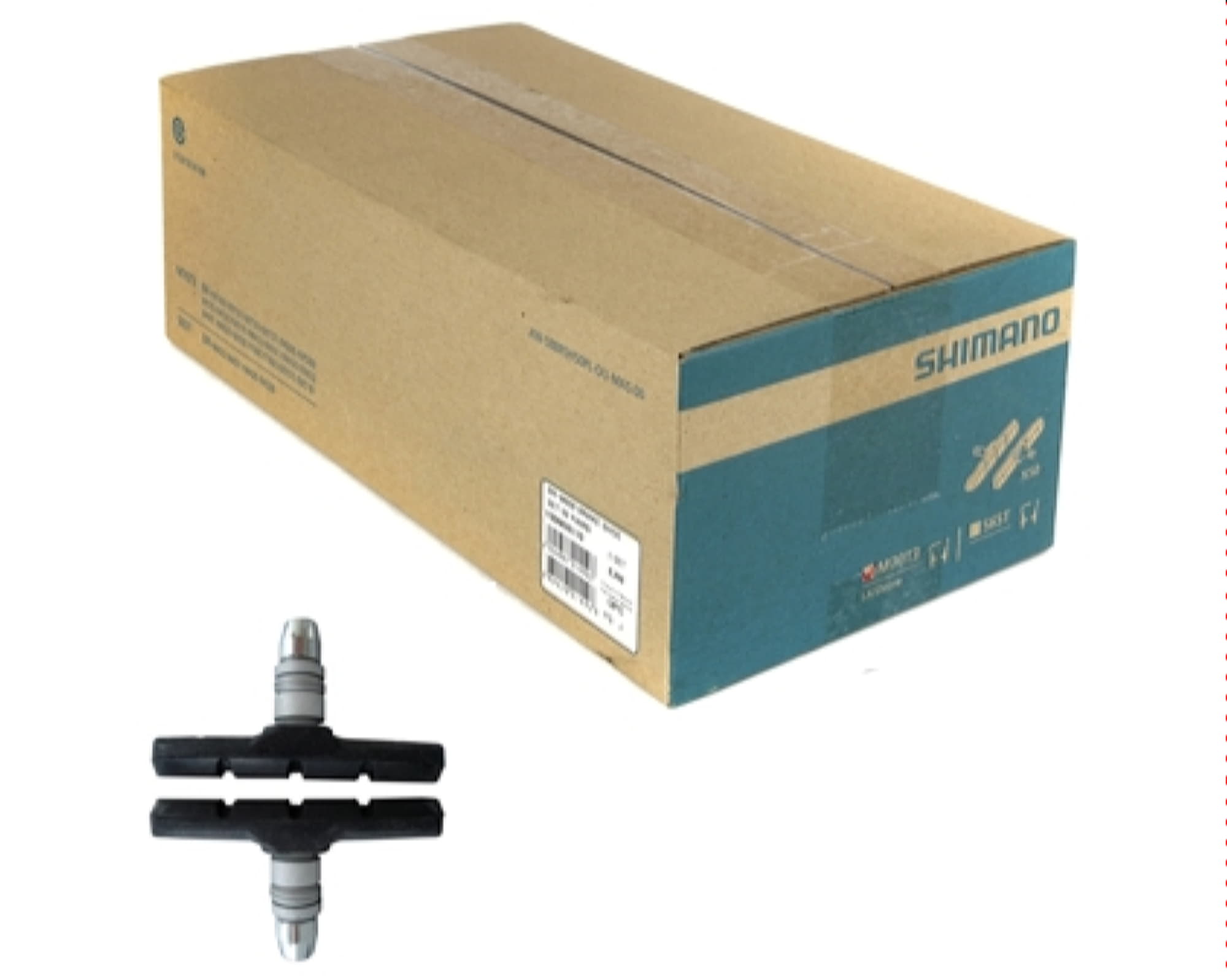 Тормозные колодки Shimano M70T3 DEORE V-brake =50 пар