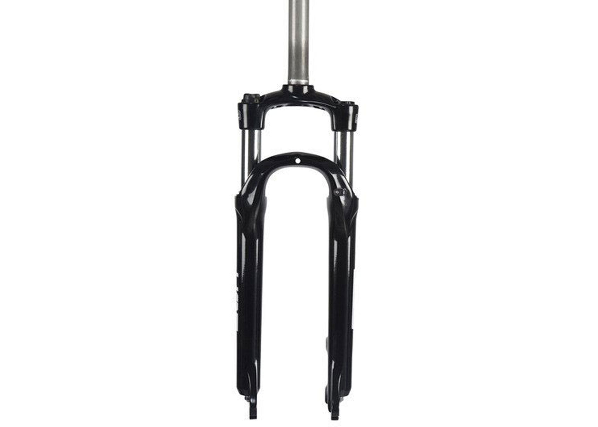 Вилка 26 Suntour XCT P шток 28,6мм стальний, хід 100, чорний глянцевий