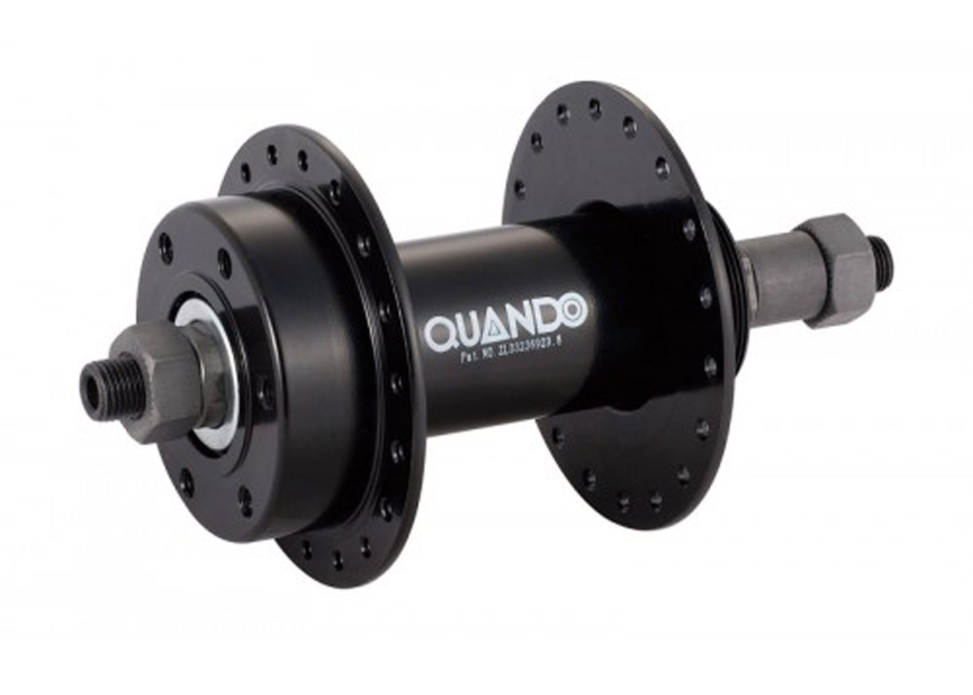 Втулка задняя Quando, KT-M65R под диск QR 145mm 7 ск. под эксцентрик стальн. черный, 9x135 QR, насыпной, 135 мм, эксцентрик, 36H