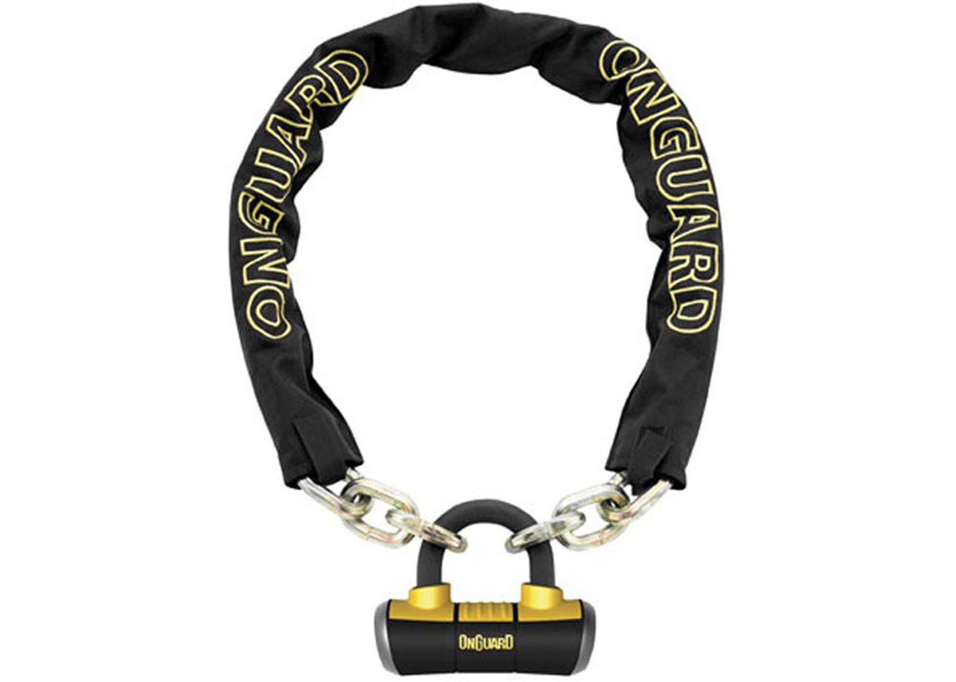 Замок ONGUARD MASTIFF Цепь 110cм x 10мм усиленный титаном + Boxer U-lock, 4 ключа + 1 с подсветкой