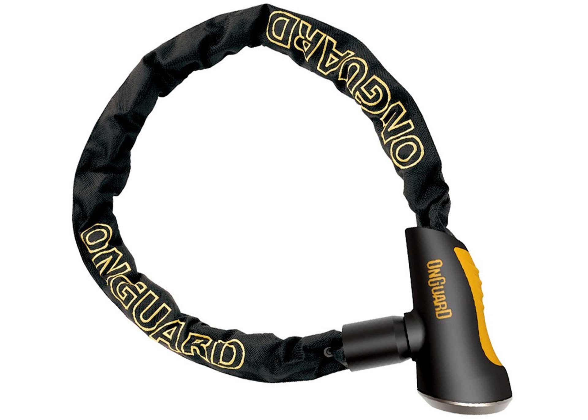 Замок ONGUARD MASTIFF Ланцюг 120cм x 8мм посилений титаном + Інтегрований замок, 4 ключа +1с підсвіткою