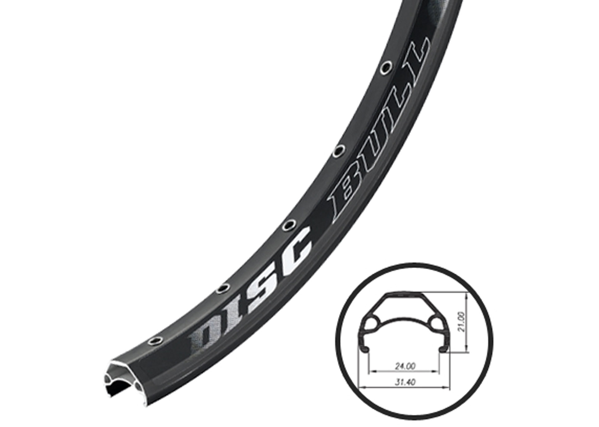 Обід 26 Weinmann Disk Bull, 36Н, анодір., пістон., під диск. гальмо, чорн.